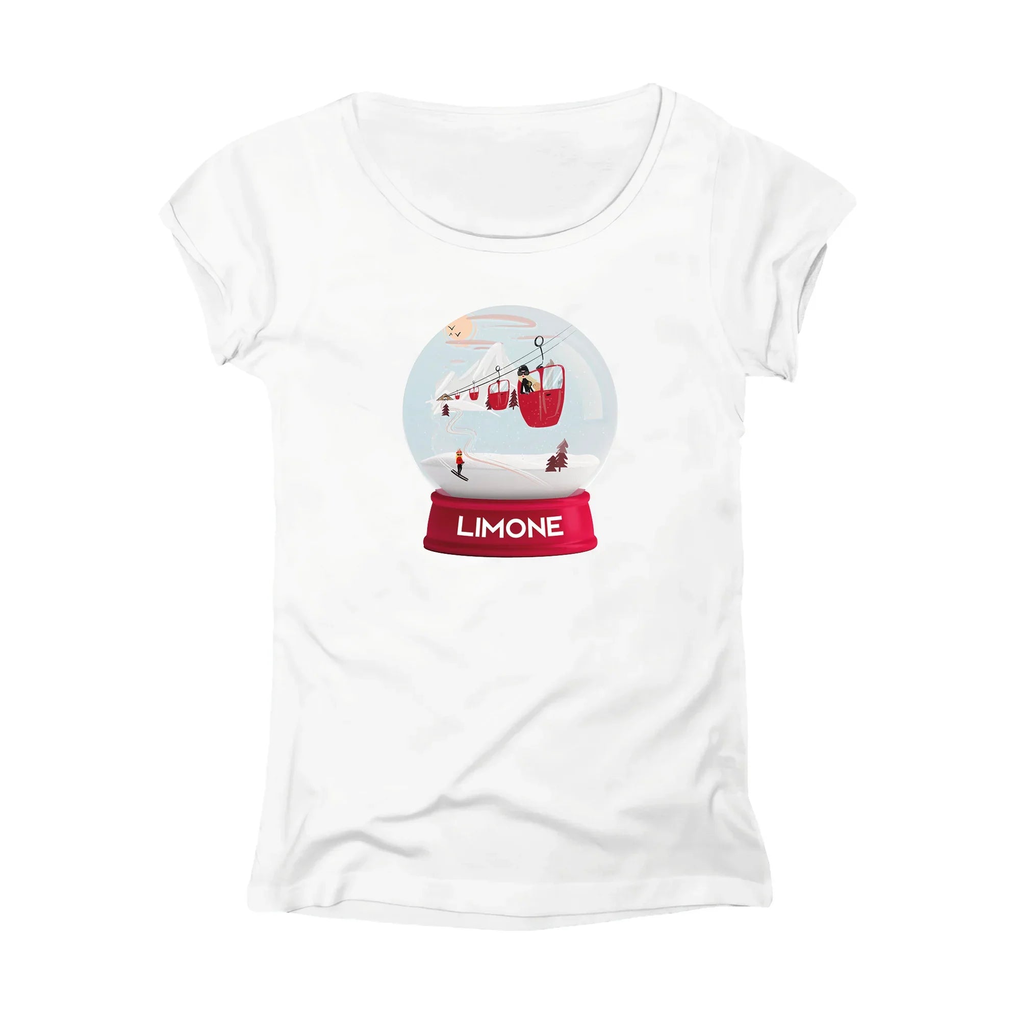 T-SHIRT DONNA BALL-004-W BIANCO