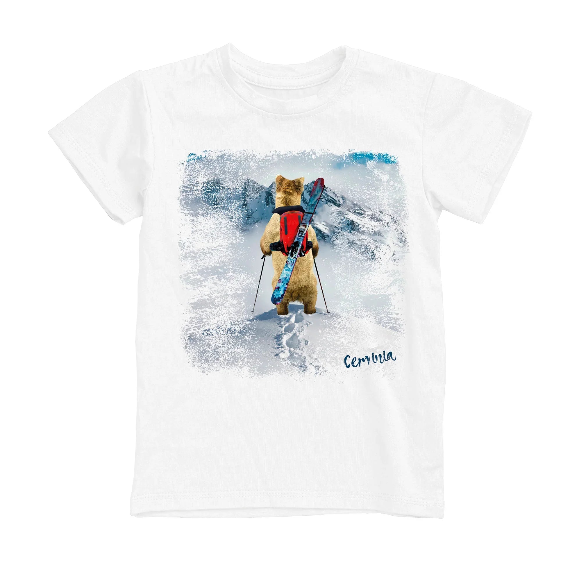 T-SHIRT UOMO BEAR-001-M BIANCO