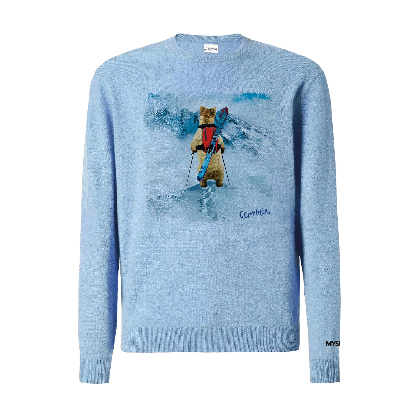 Maglione uomo BEAR-002-M-PCCH-CELESTE