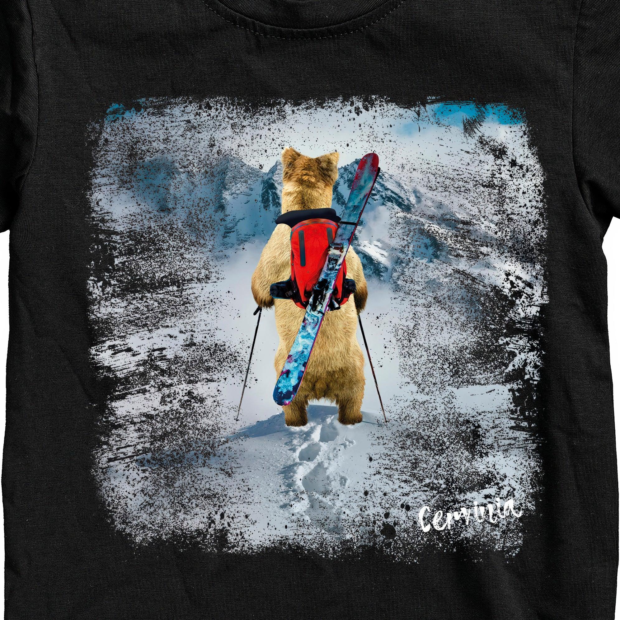 T-SHIRT UOMO BEAR-002-M NERO
