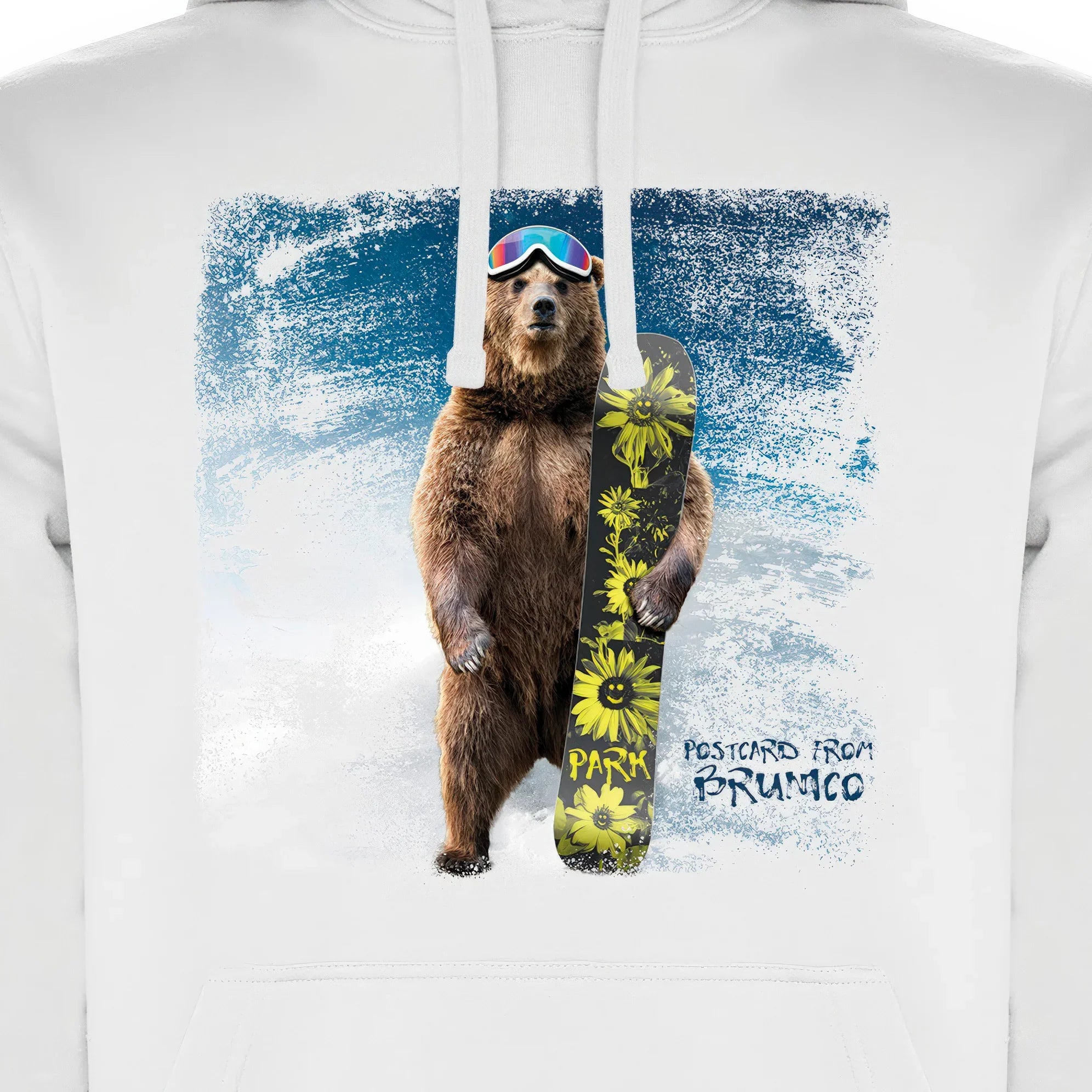 FELPA UOMO BEAR-007-M-FE BIANCO