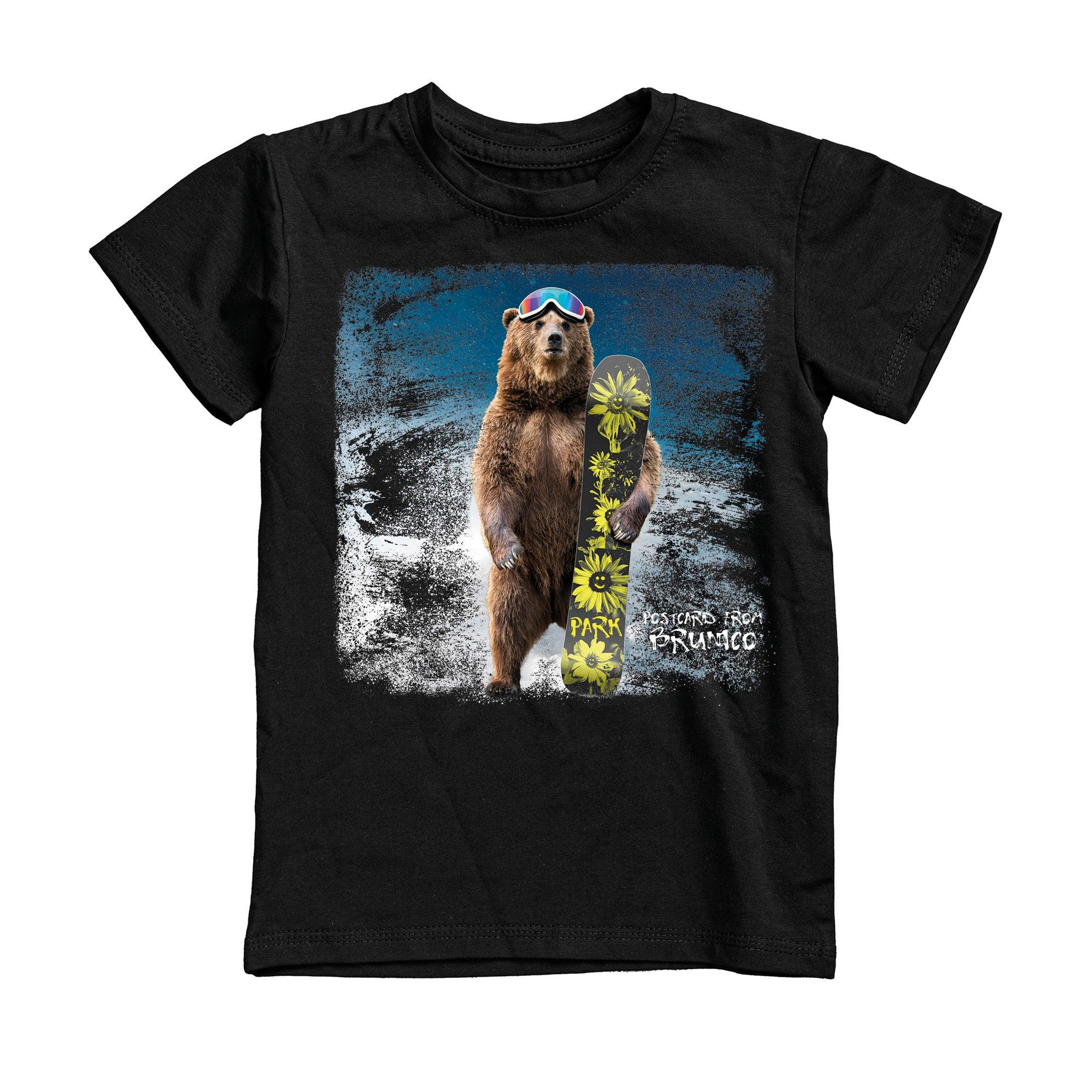 T-SHIRT UOMO BEAR-009-M NERO