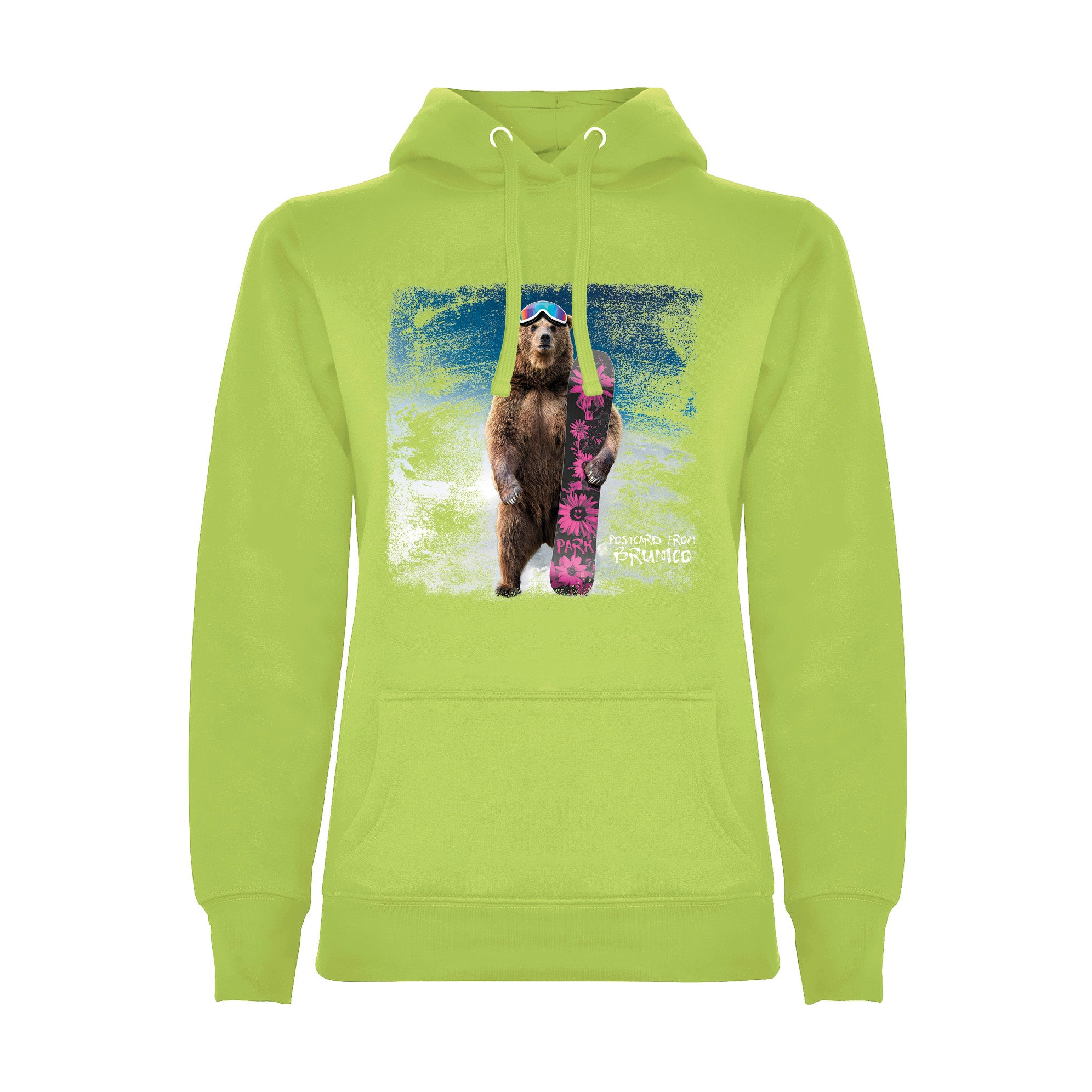 FELPA DONNA BEAR-009-W-FE2 PISTACCHIO