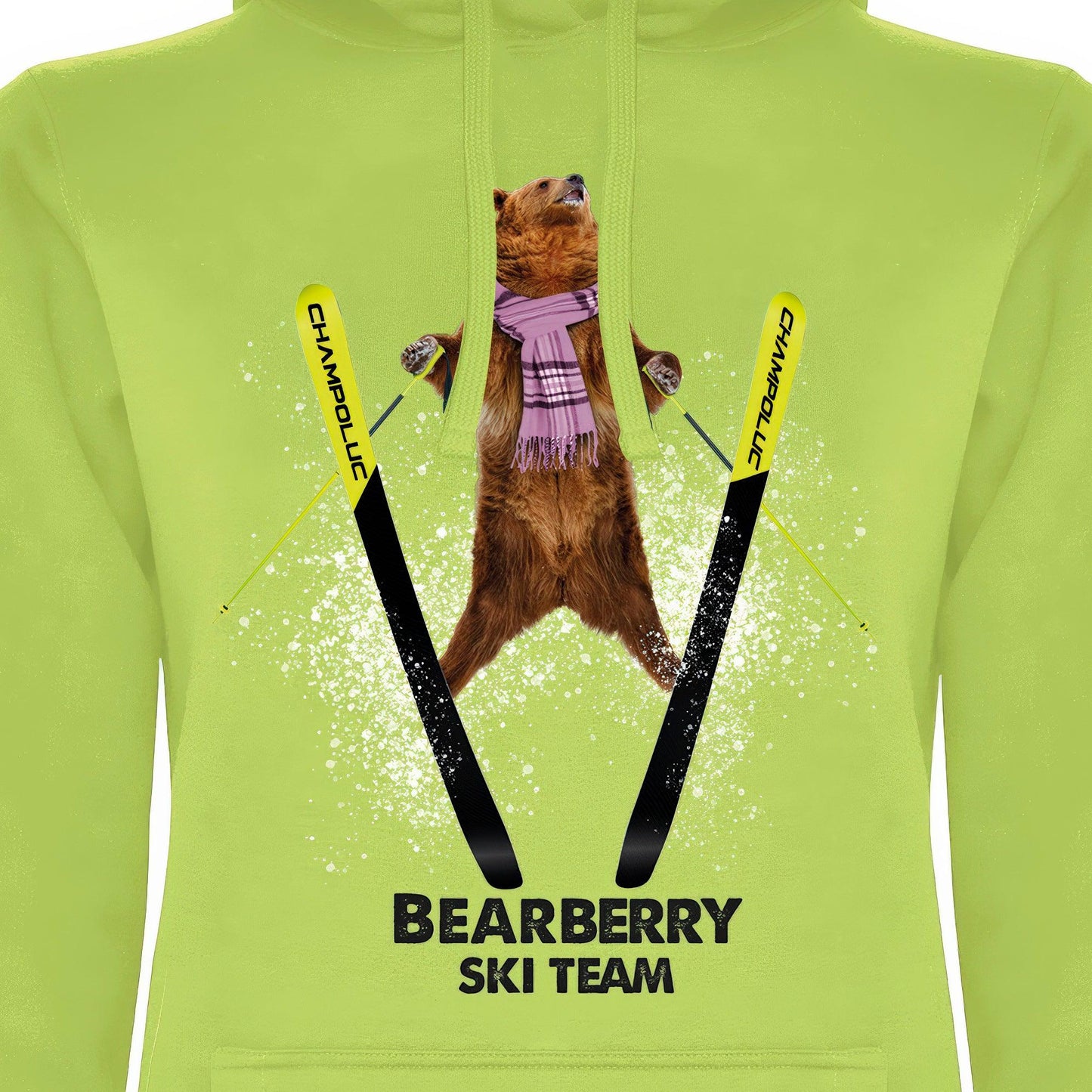 FELPA DONNA BEAR-011-W-FE PISTACCHIO