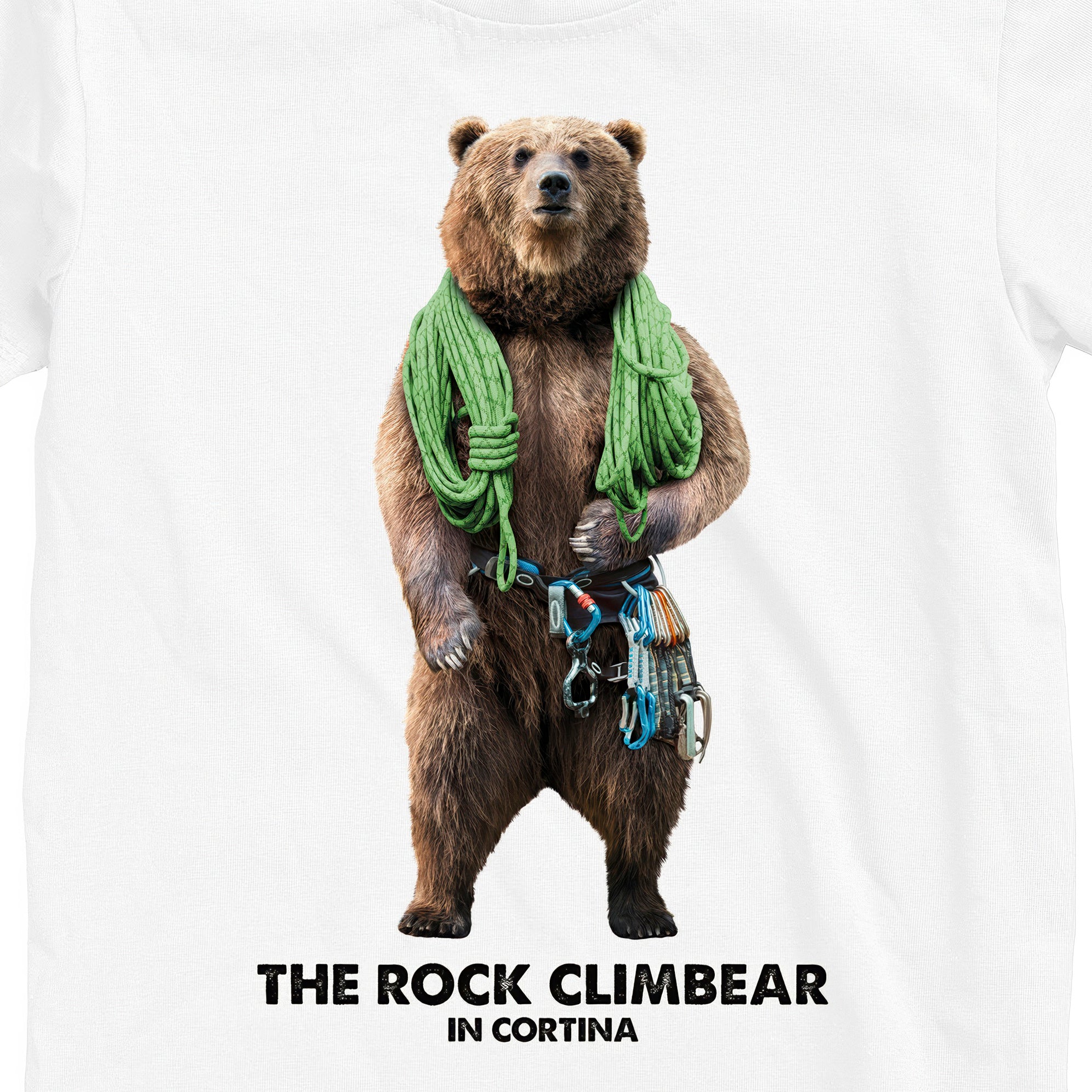 T-SHIRT UOMO BEAR-017-M BIANCO