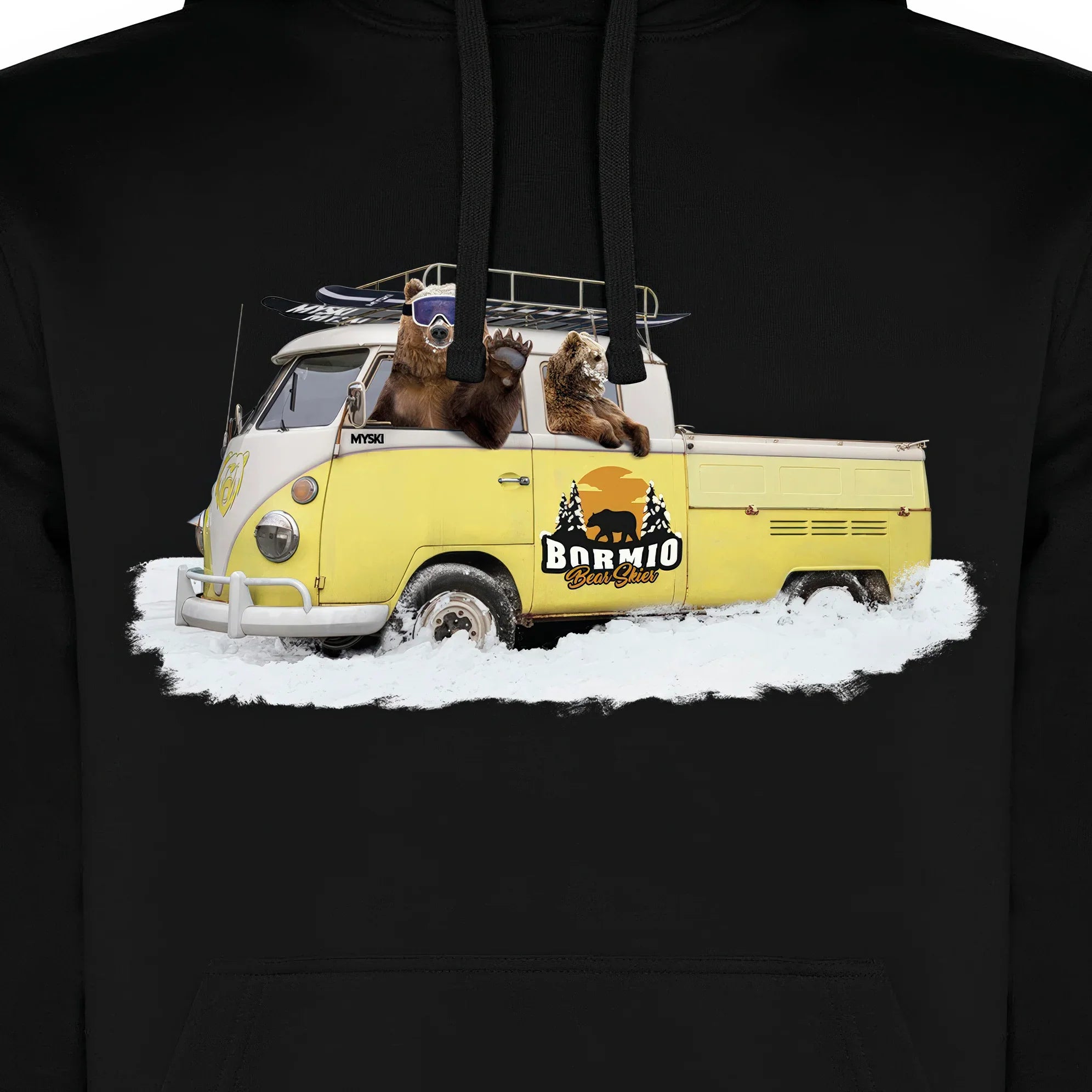 FELPA UOMO BEAR-054-M-FE NERO