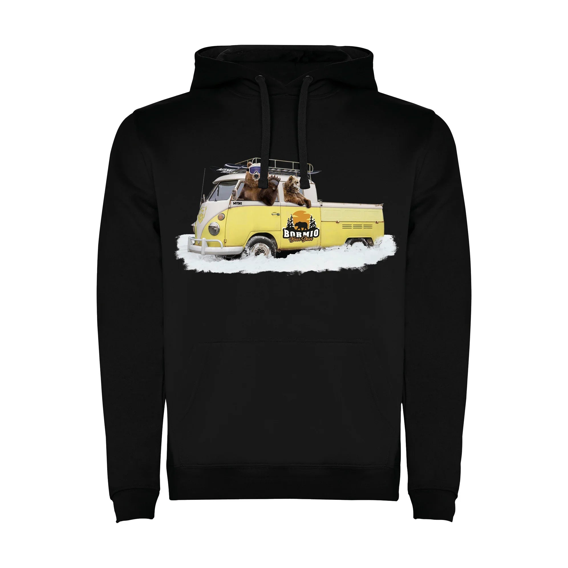 FELPA UOMO BEAR-054-M-FE NERO