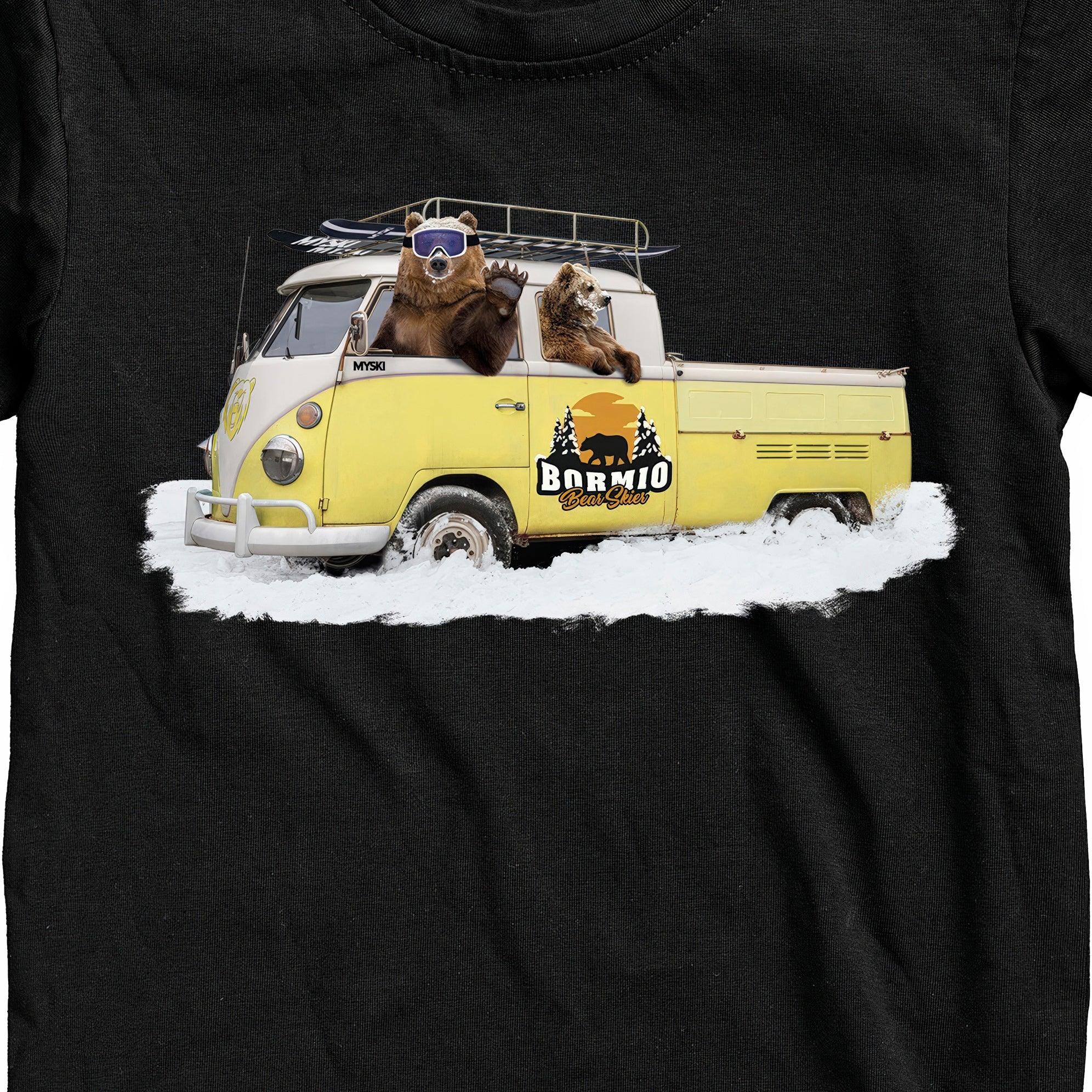 T-SHIRT UOMO BEAR-054-M NERO