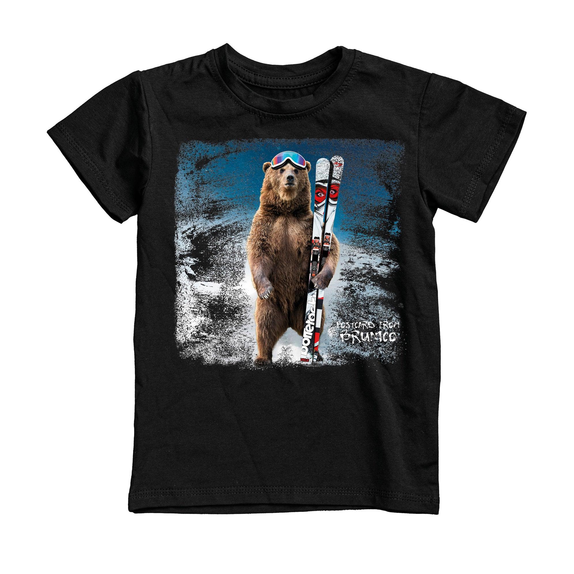 T-SHIRT UOMO BEAR-056-M NERO