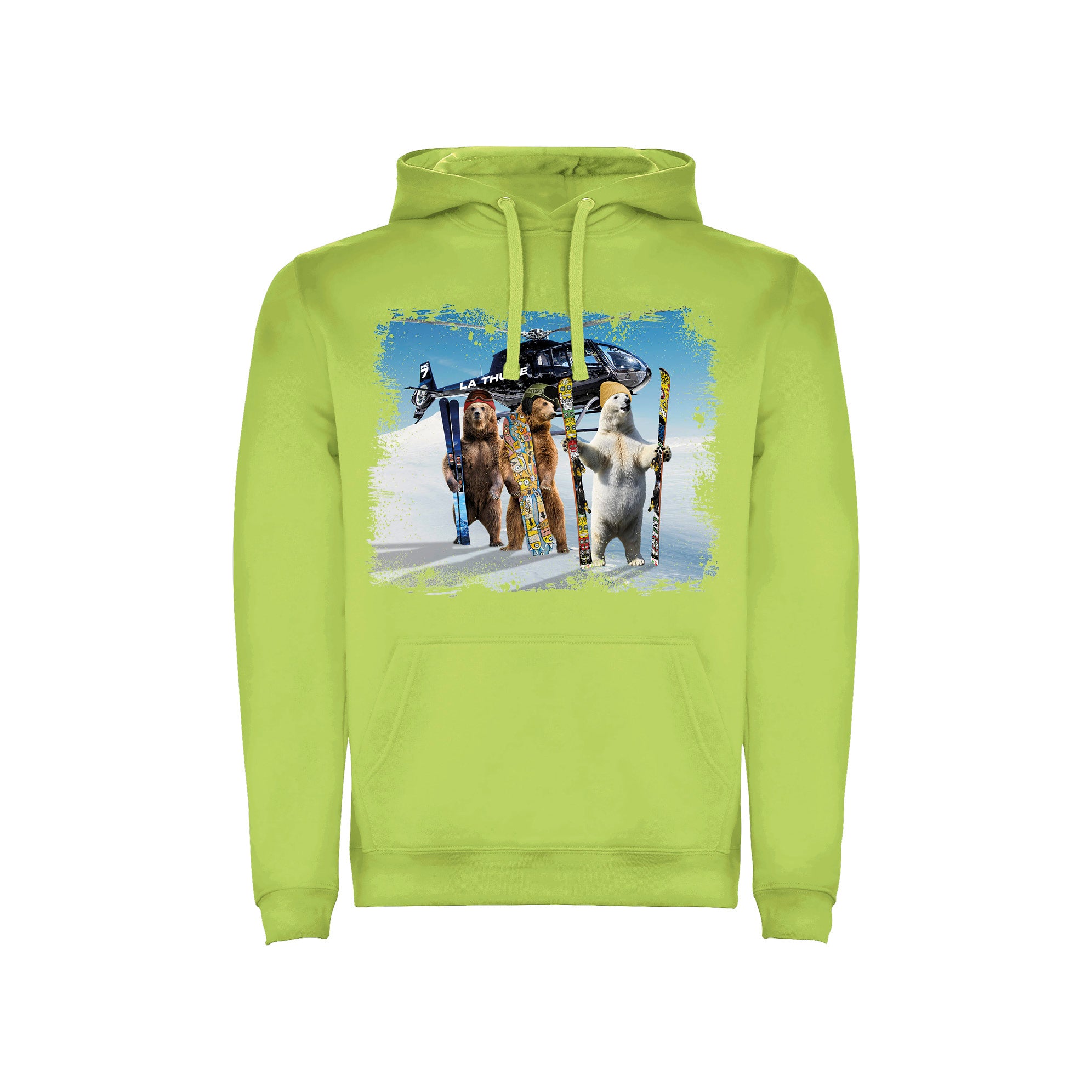 FELPA JUNIOR BEAR-057-JM-FE PISTACCHIO