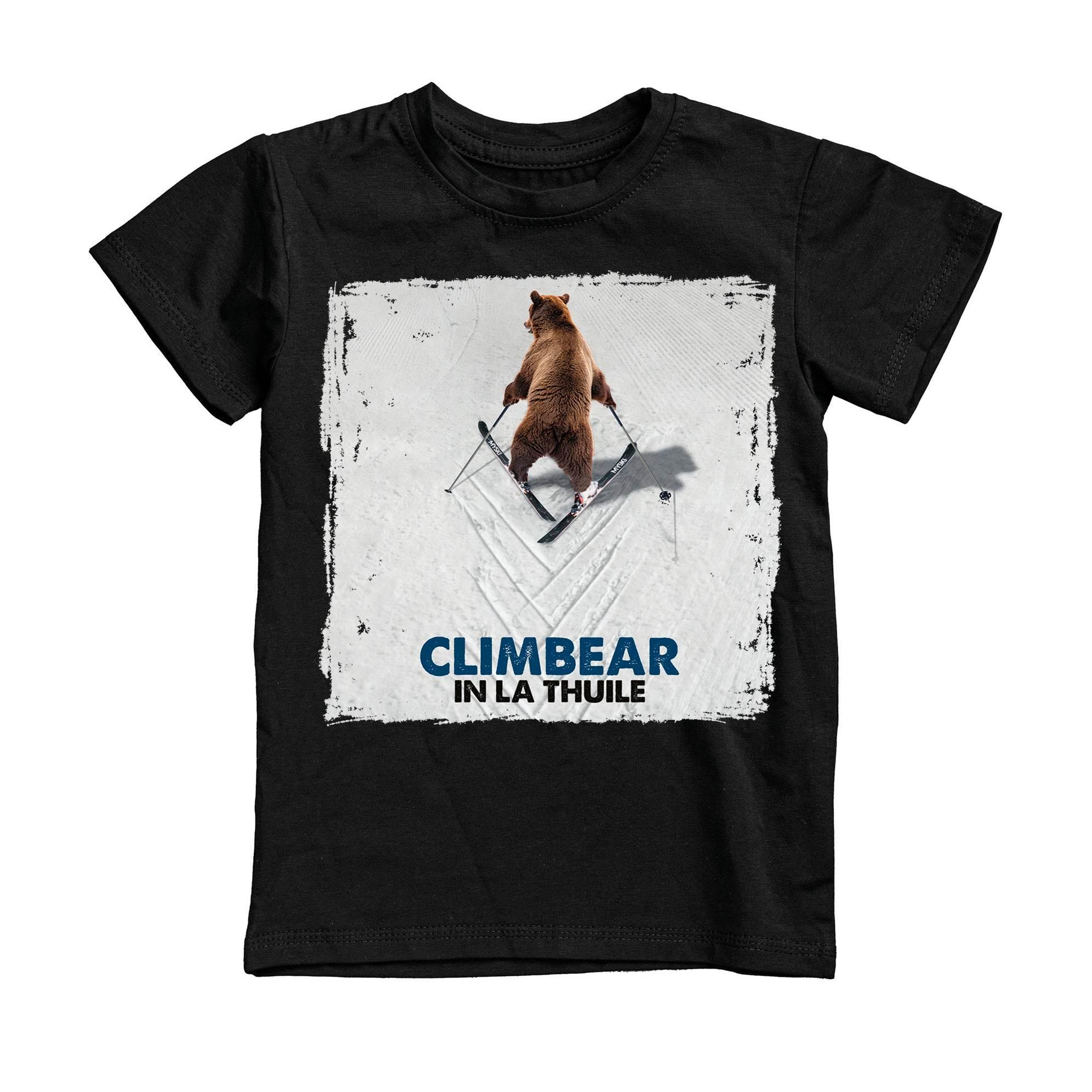 002-T-SHIRT UOMO BEAR-060-M NERO - MYSKI