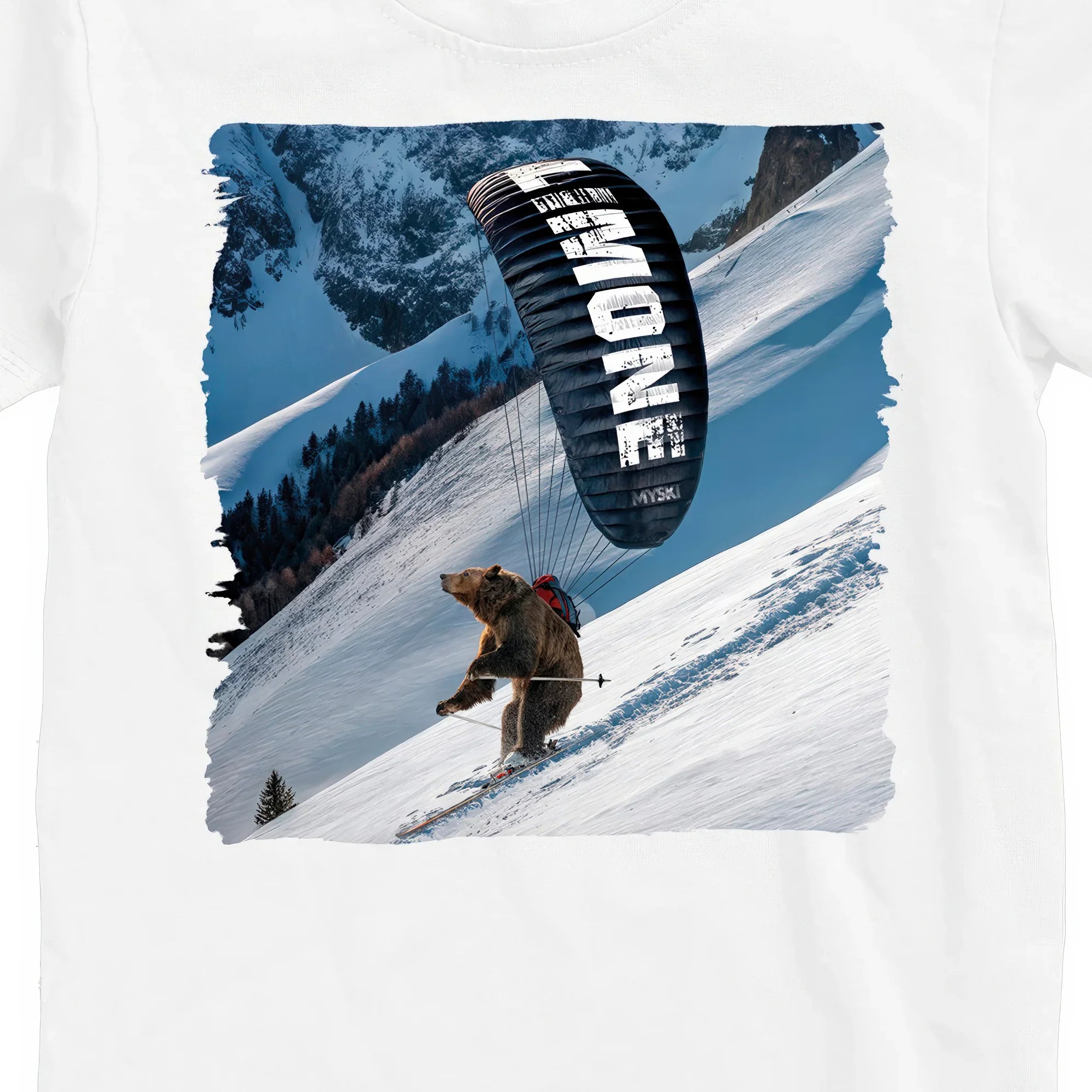 T-SHIRT JUNIOR BEAR-061-JM BIANCO