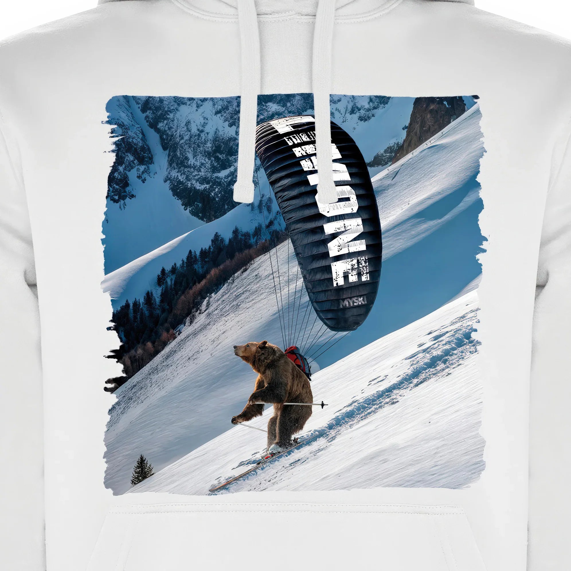 FELPA UOMO BEAR-061-M-FE BIANCO