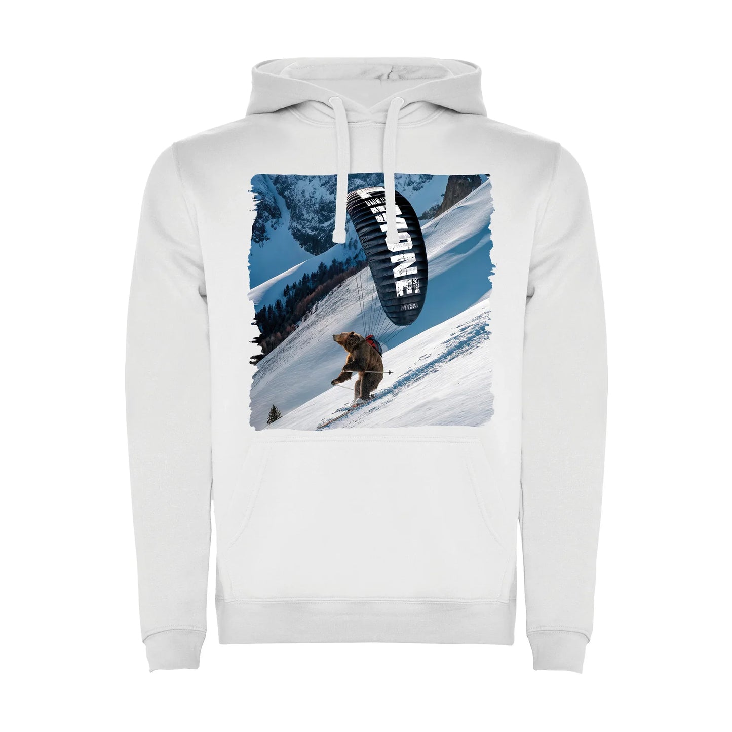 FELPA UOMO BEAR-061-M-FE BIANCO
