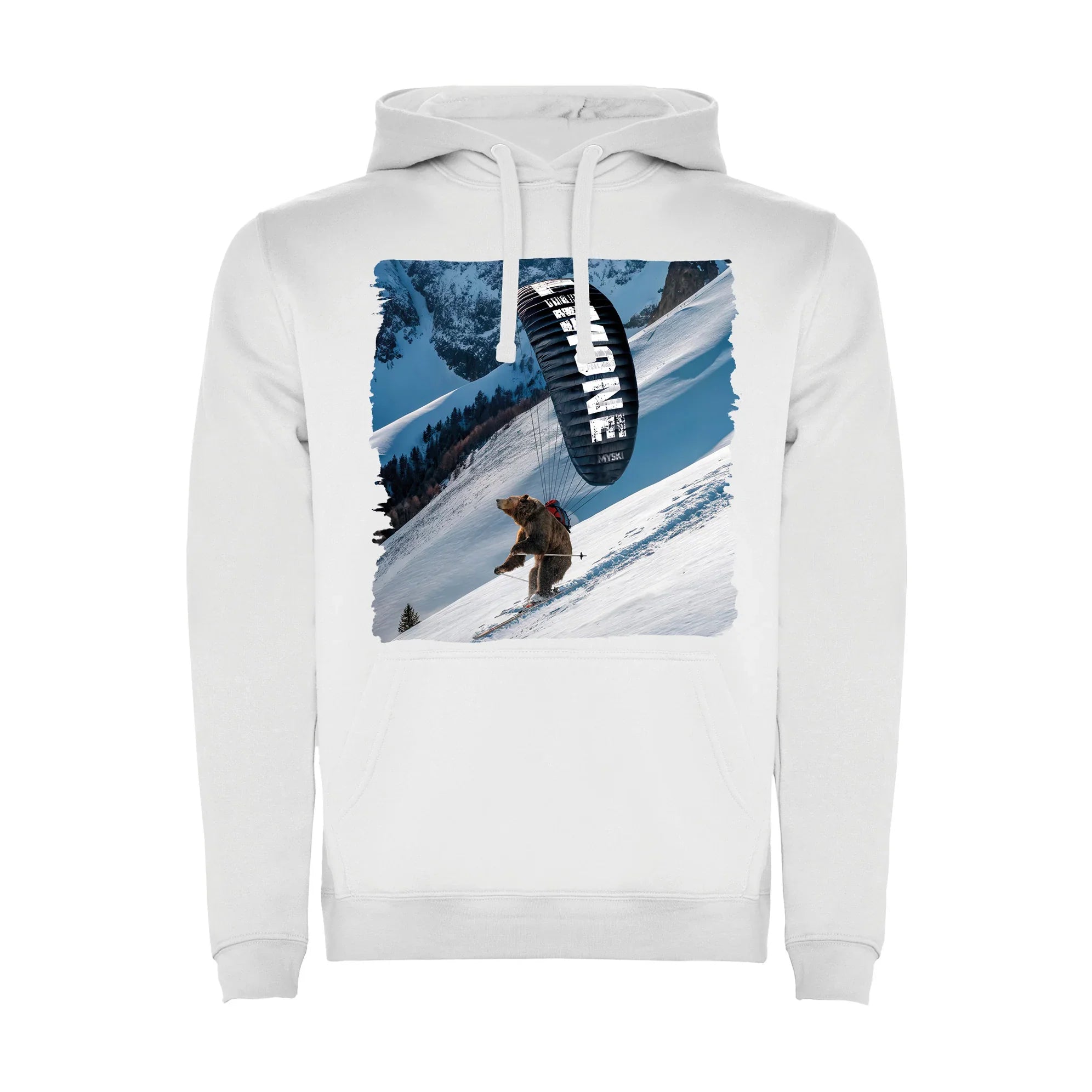 FELPA UOMO BEAR-061-M-FE BIANCO