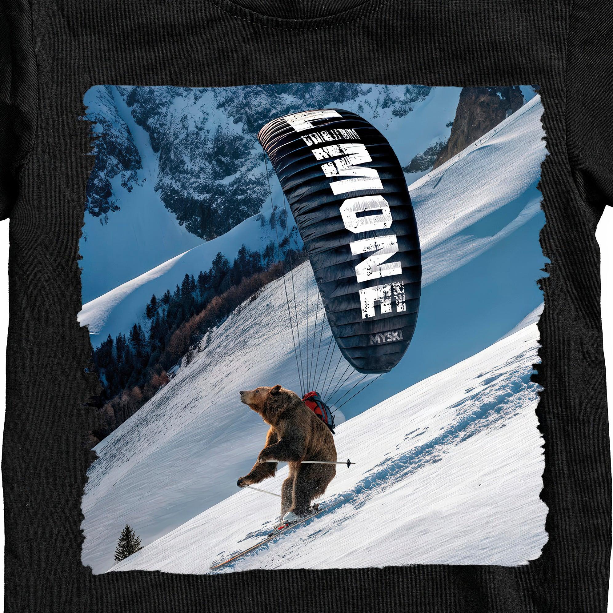 T-SHIRT UOMO BEAR-061-M NERO