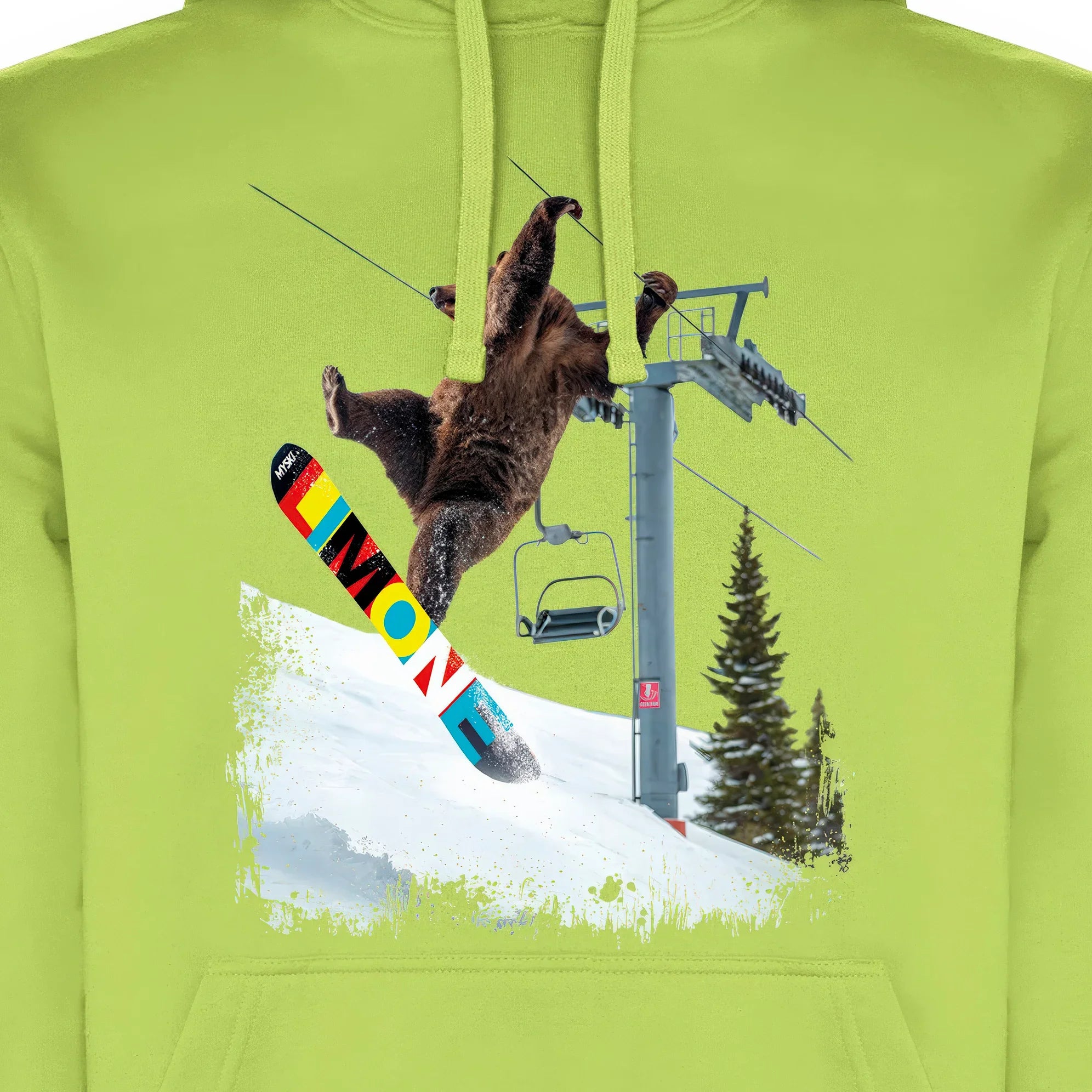 FELPA UOMO BEAR-062-M-FE PISTACCHIO