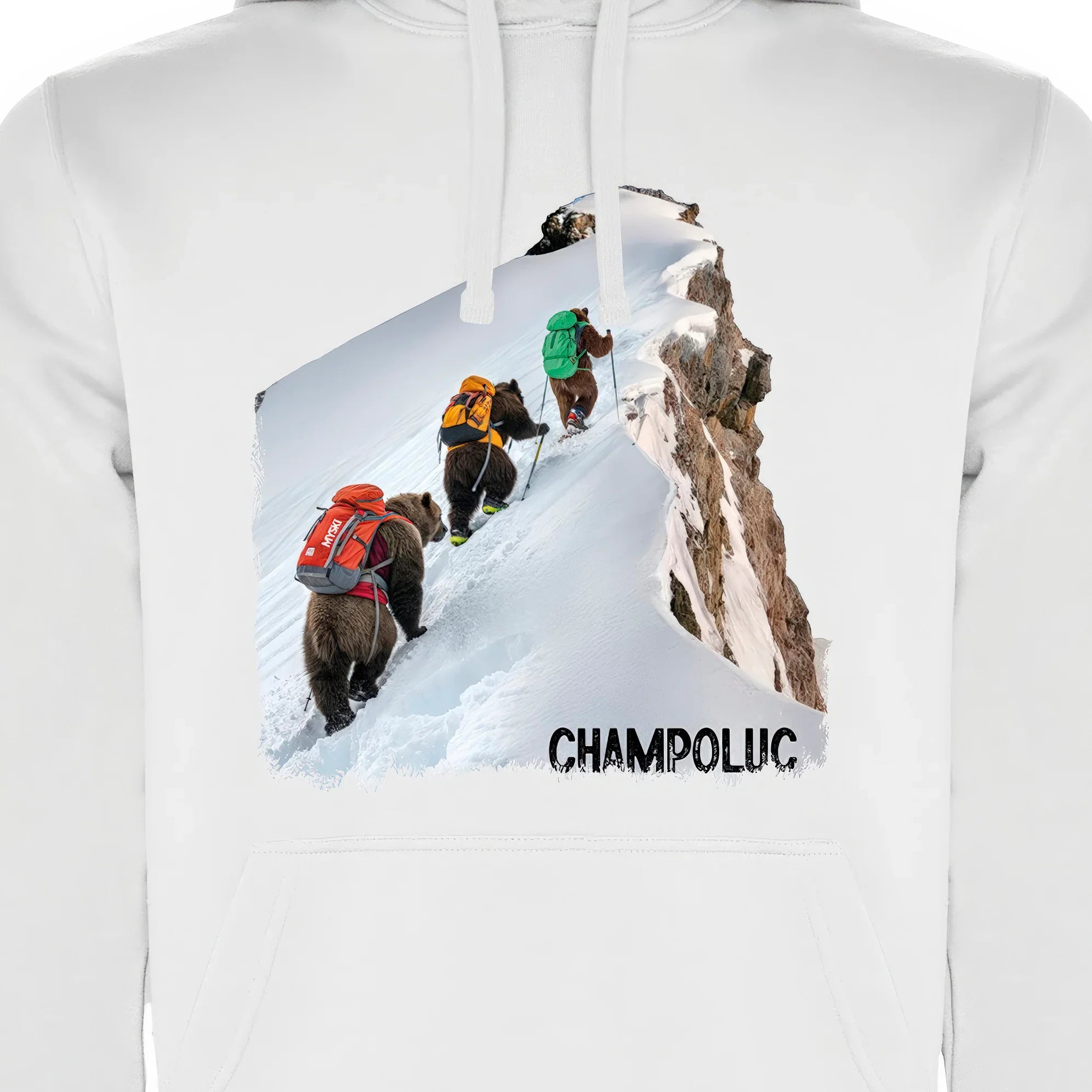 FELPA JUNIOR BEAR-064-JM-FE BIANCO