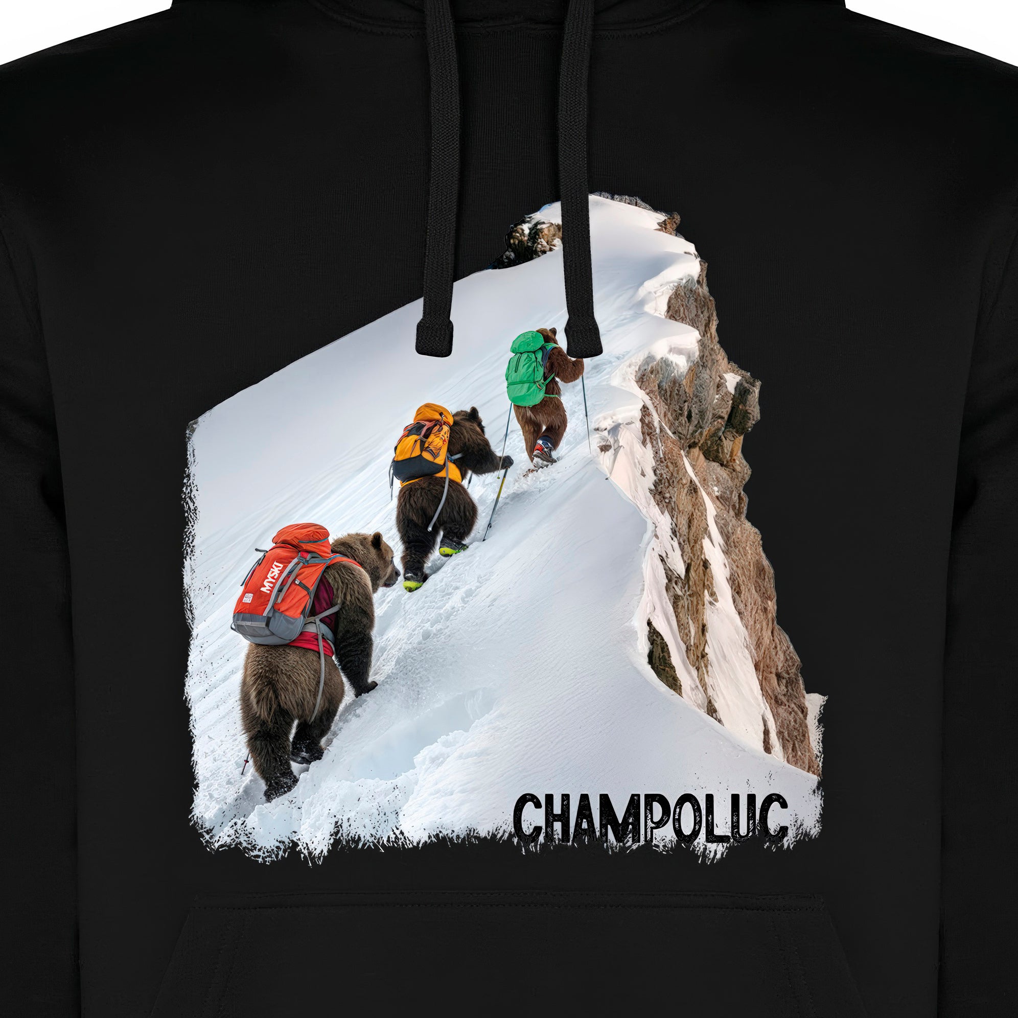 FELPA UOMO BEAR-064-M-FE NERO