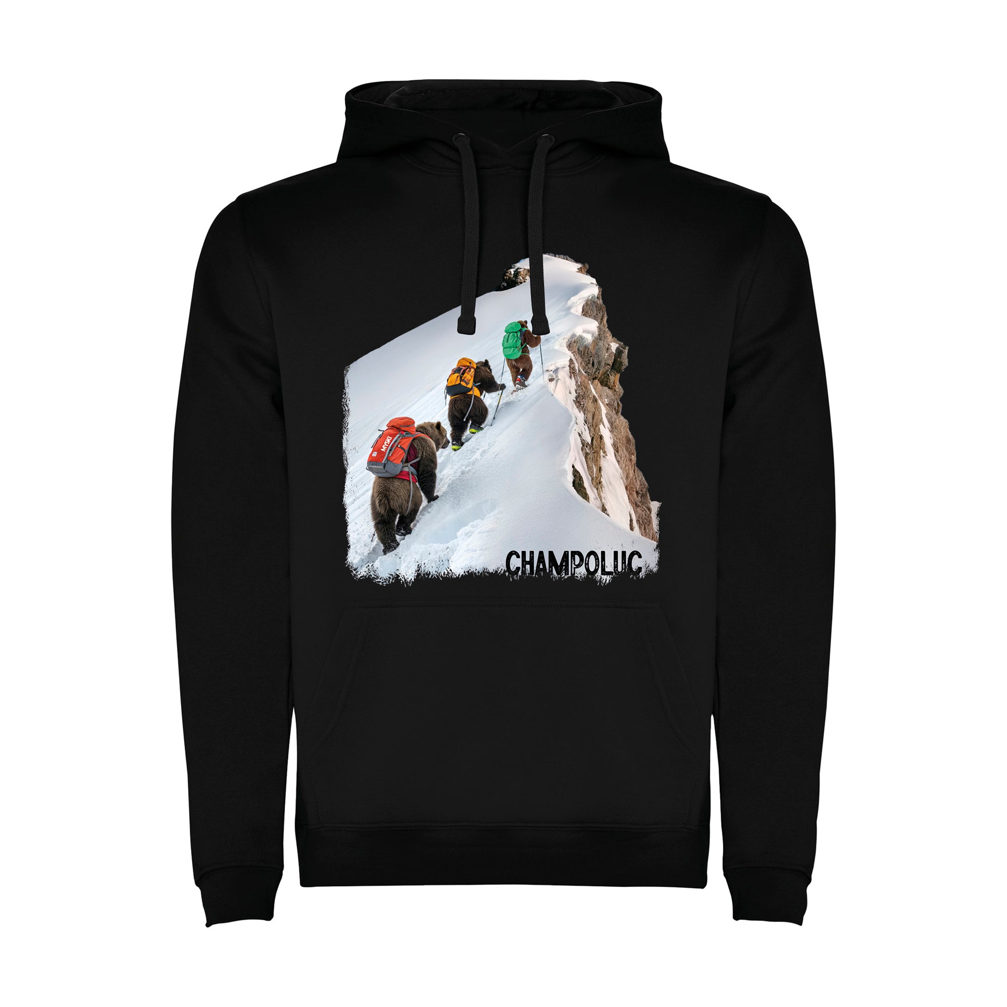 FELPA UOMO BEAR-064-M-FE NERO