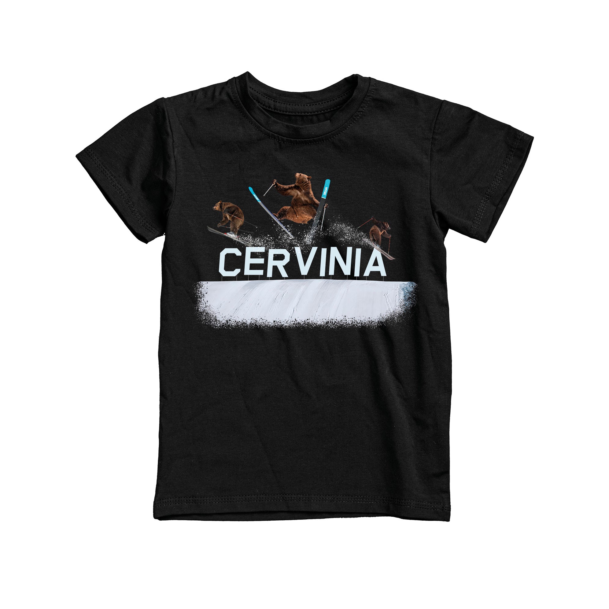 T-SHIRT JUNIOR BEAR-066-JM NERO