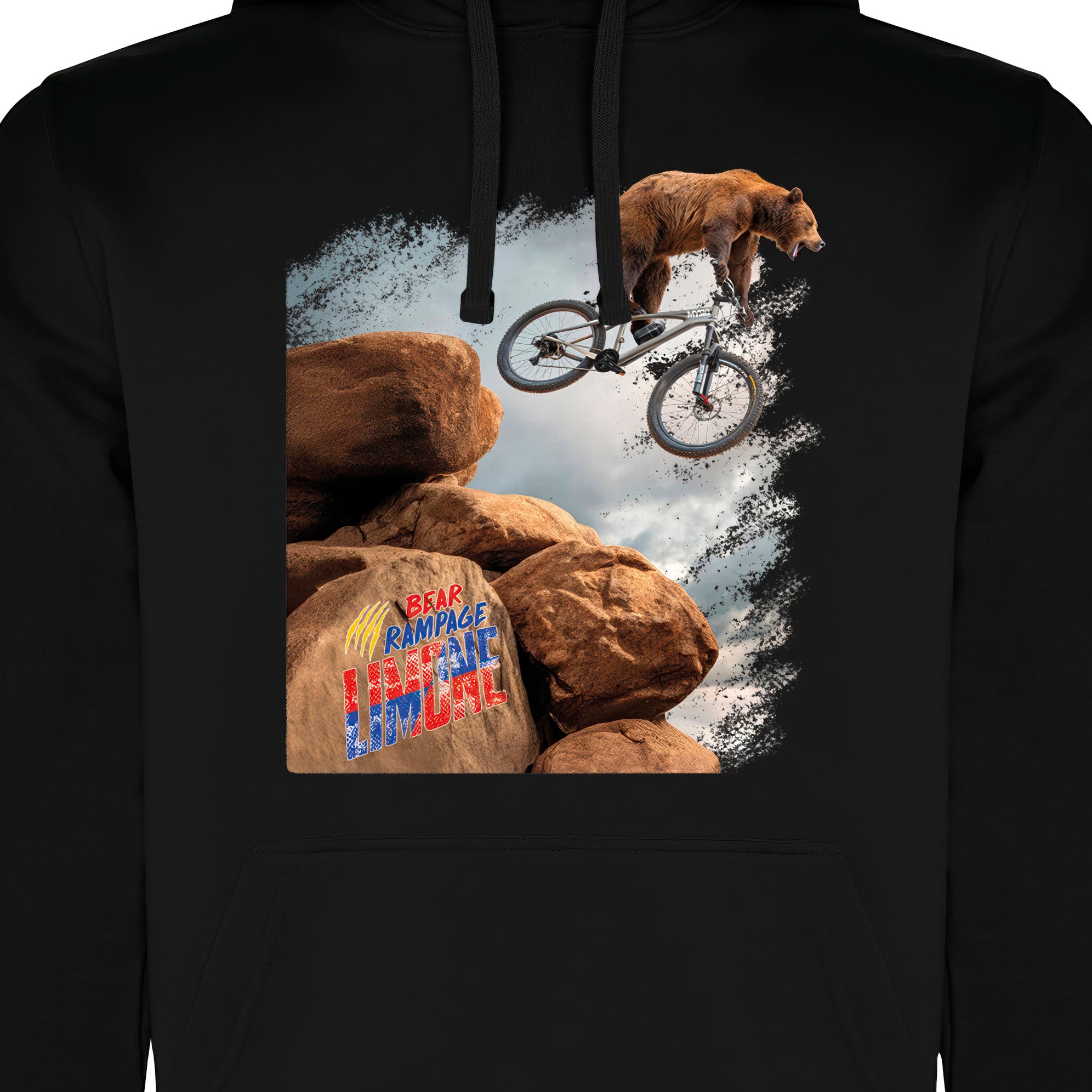 FELPA JUNIOR BEAR-070-JM-FE NERO