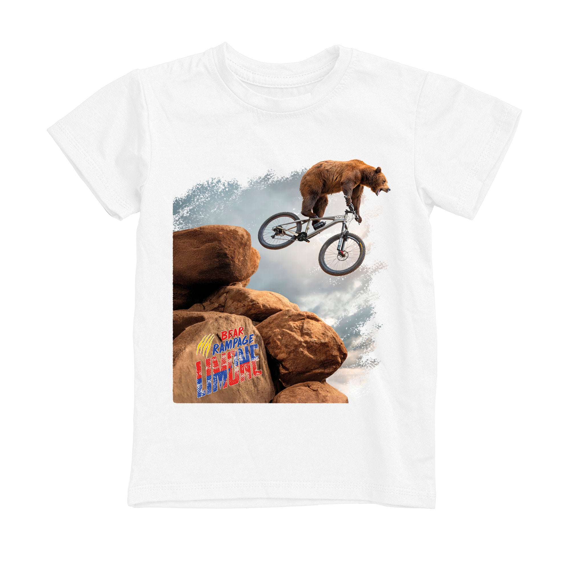 T-SHIRT UOMO BEAR-070-M BIANCO