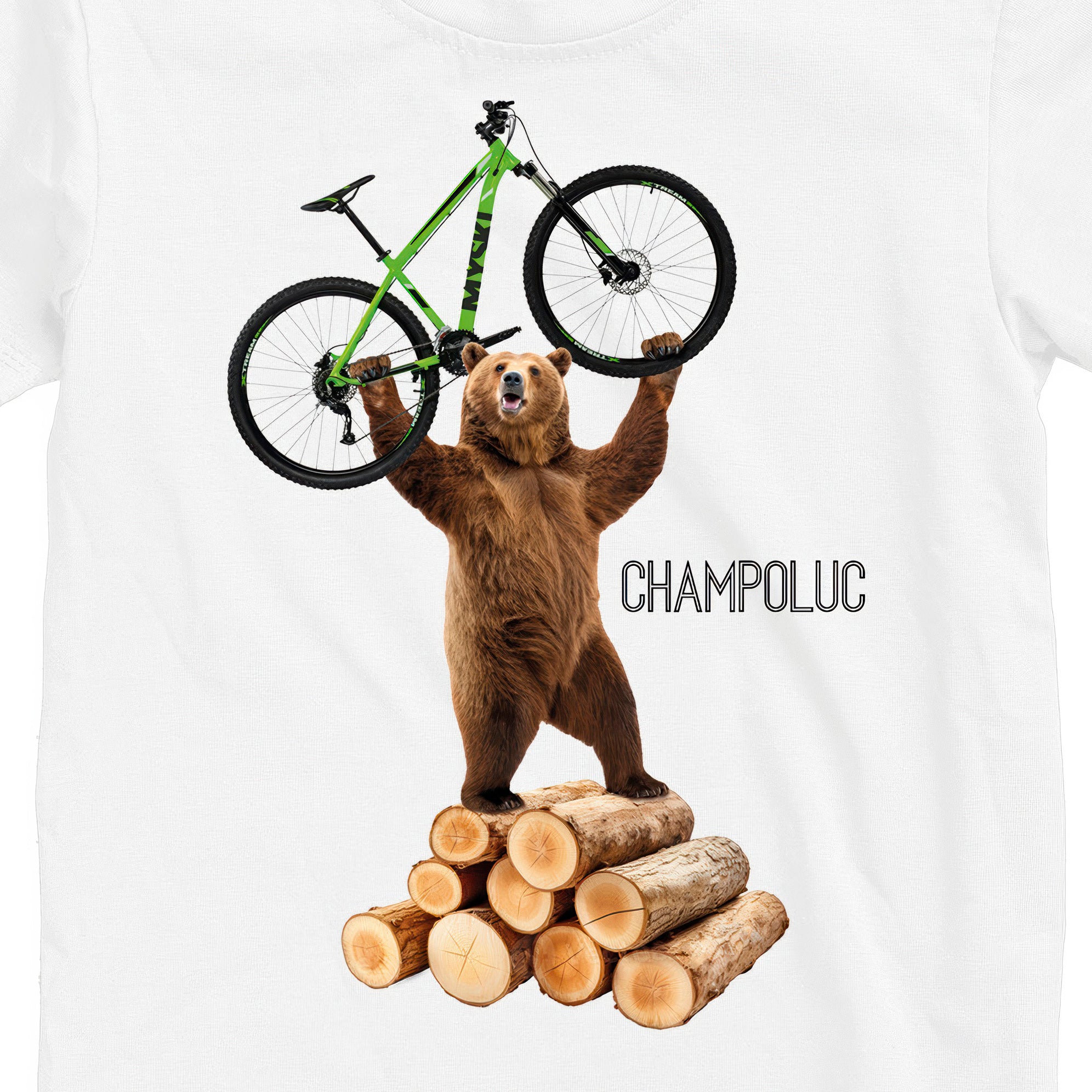 T-SHIRT JUNIOR BEAR-075-JM BIANCO