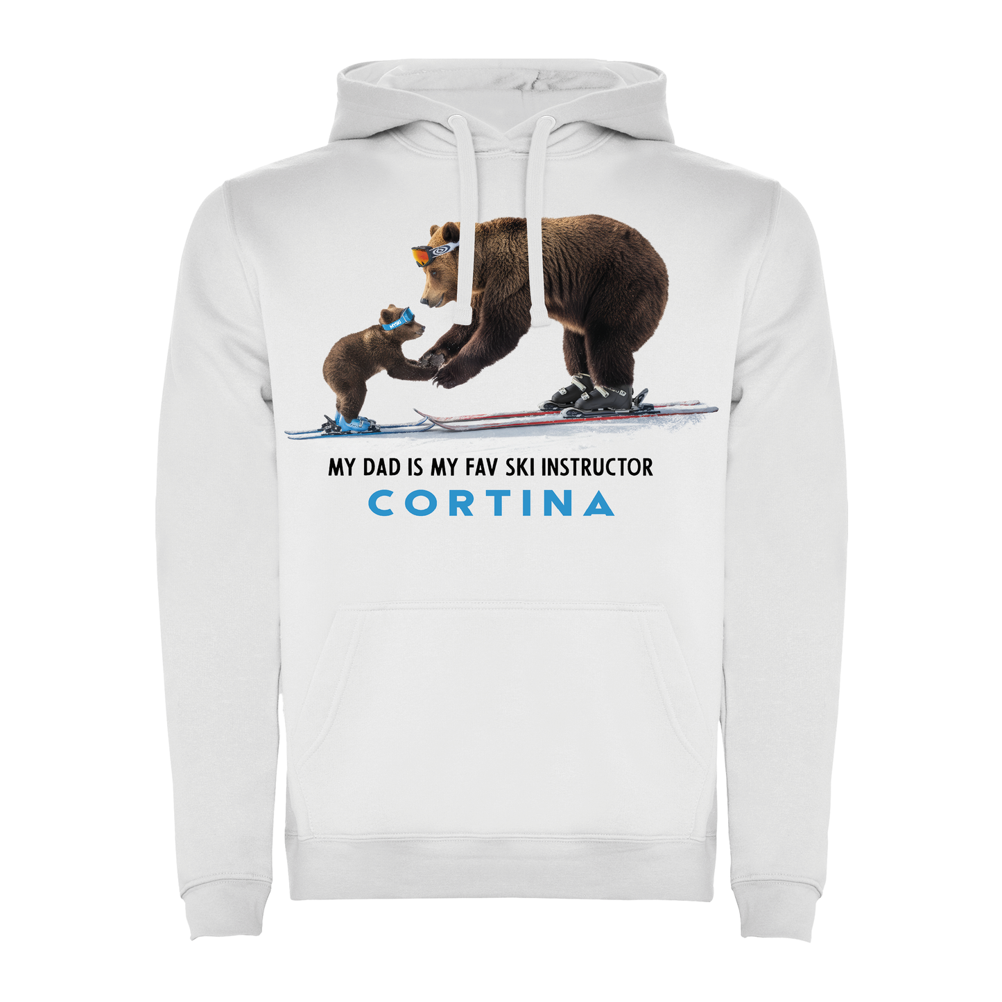 Felpa uomo BEAR-086-M-FE-BIANCO