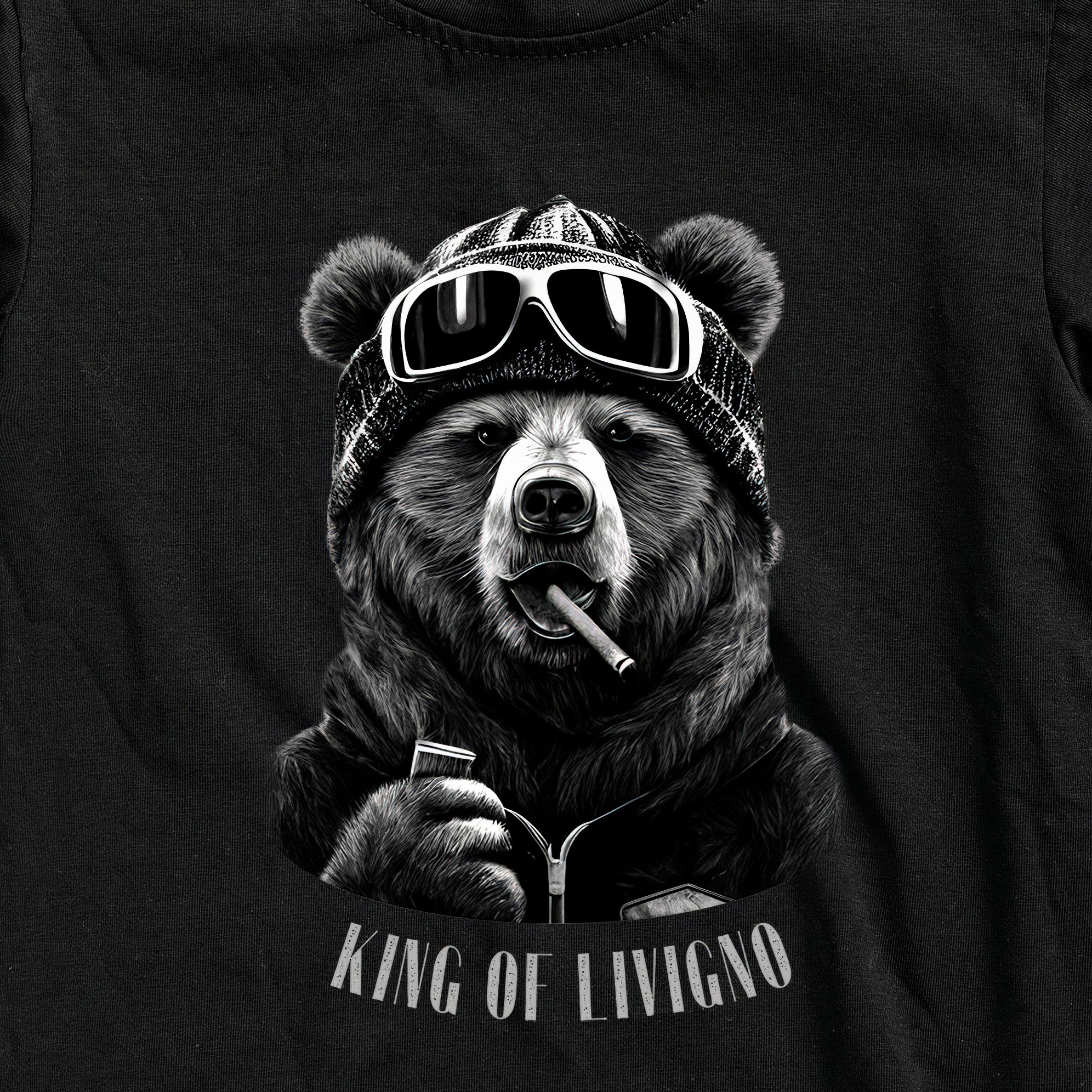 T-SHIRT UOMO BEAR-103-M NERO