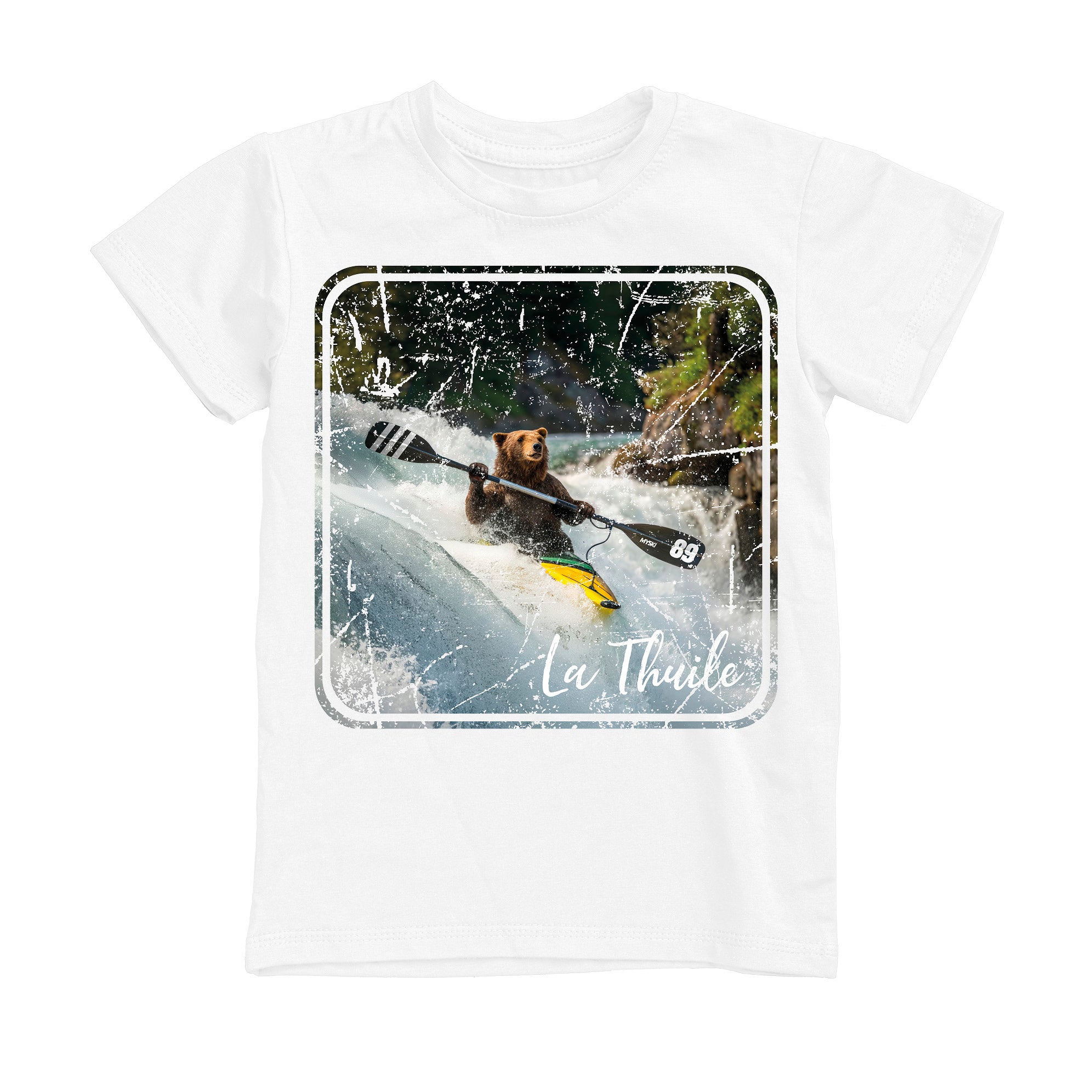 T-SHIRT UOMO BEAR-301-M BIANCO