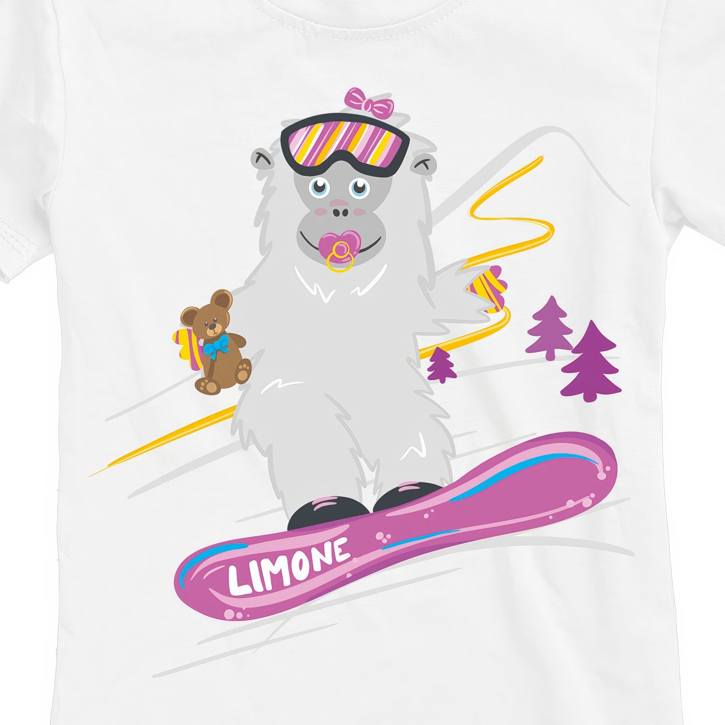 T-SHIRT JUNIOR BYET2-001-JF BIANCO