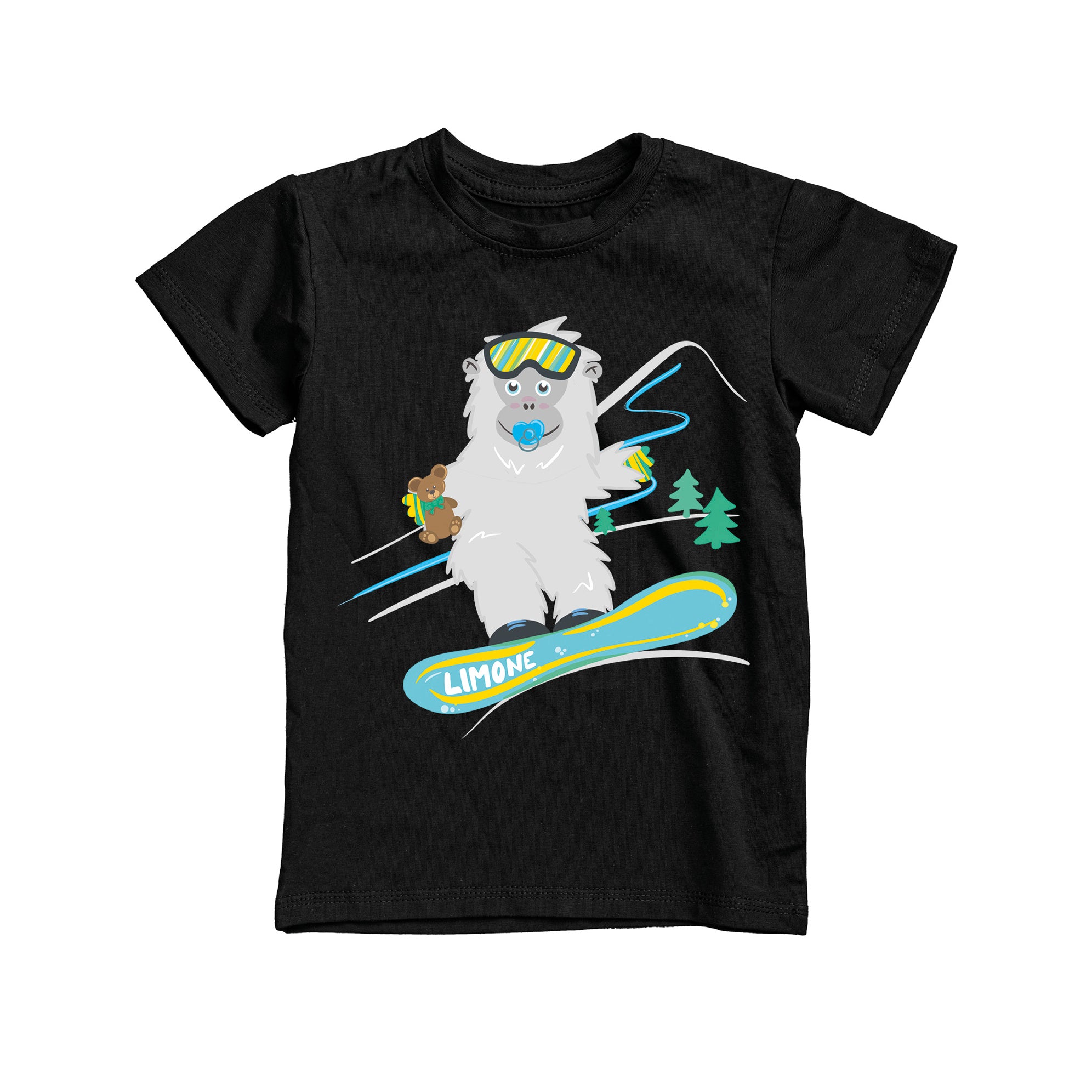 T-SHIRT JUNIOR BYET2-001-JM NERO