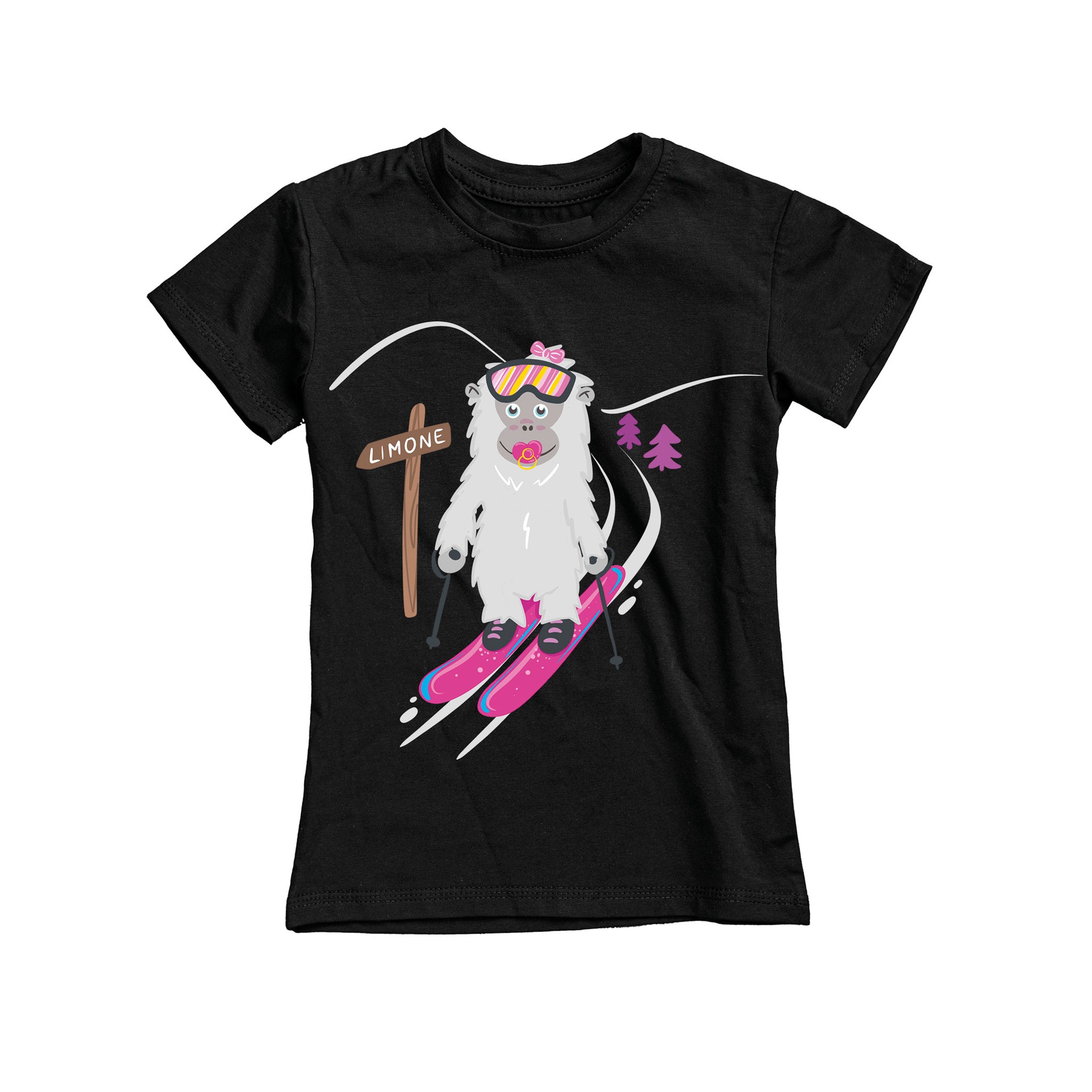 T-SHIRT JUNIOR BYET2-002-JF NERO