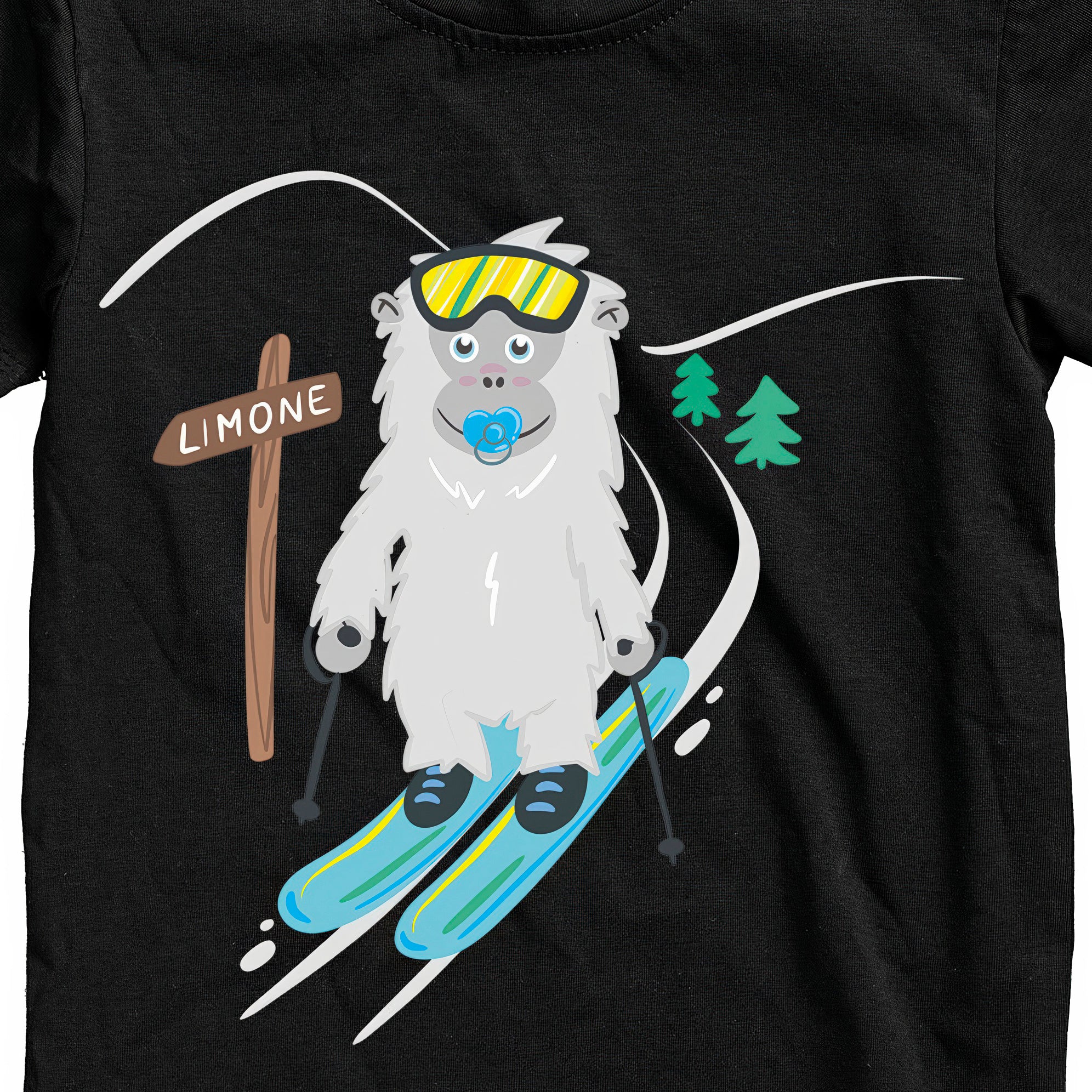 T-SHIRT JUNIOR BYET2-002-JM NERO