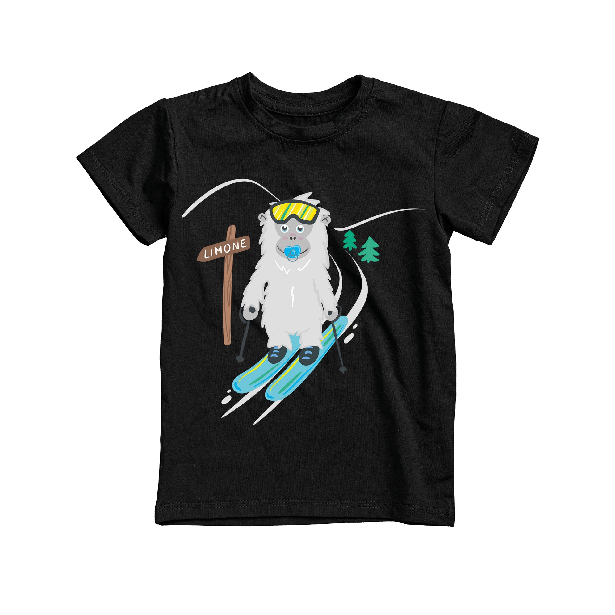 T-SHIRT JUNIOR BYET2-002-JM NERO