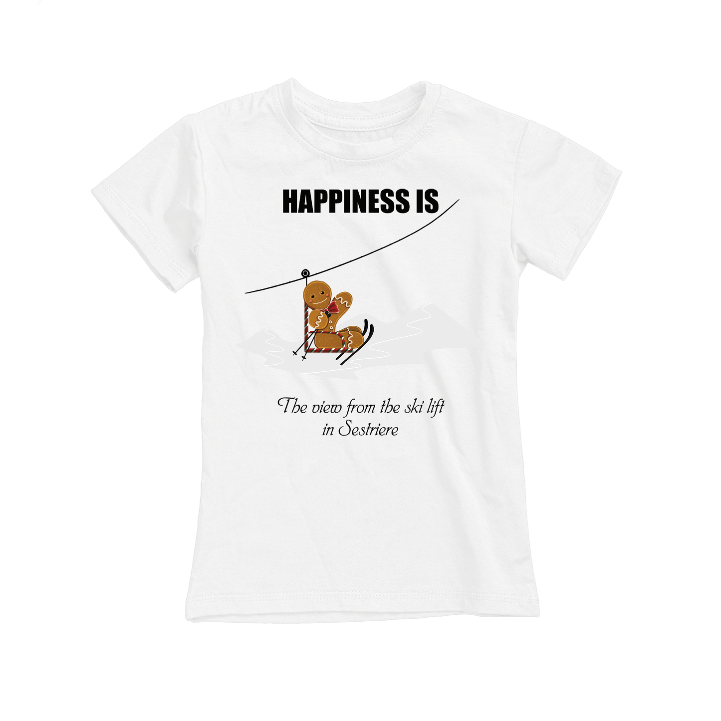 T-shirt bambina COOKIE-002-JF-BIANCO