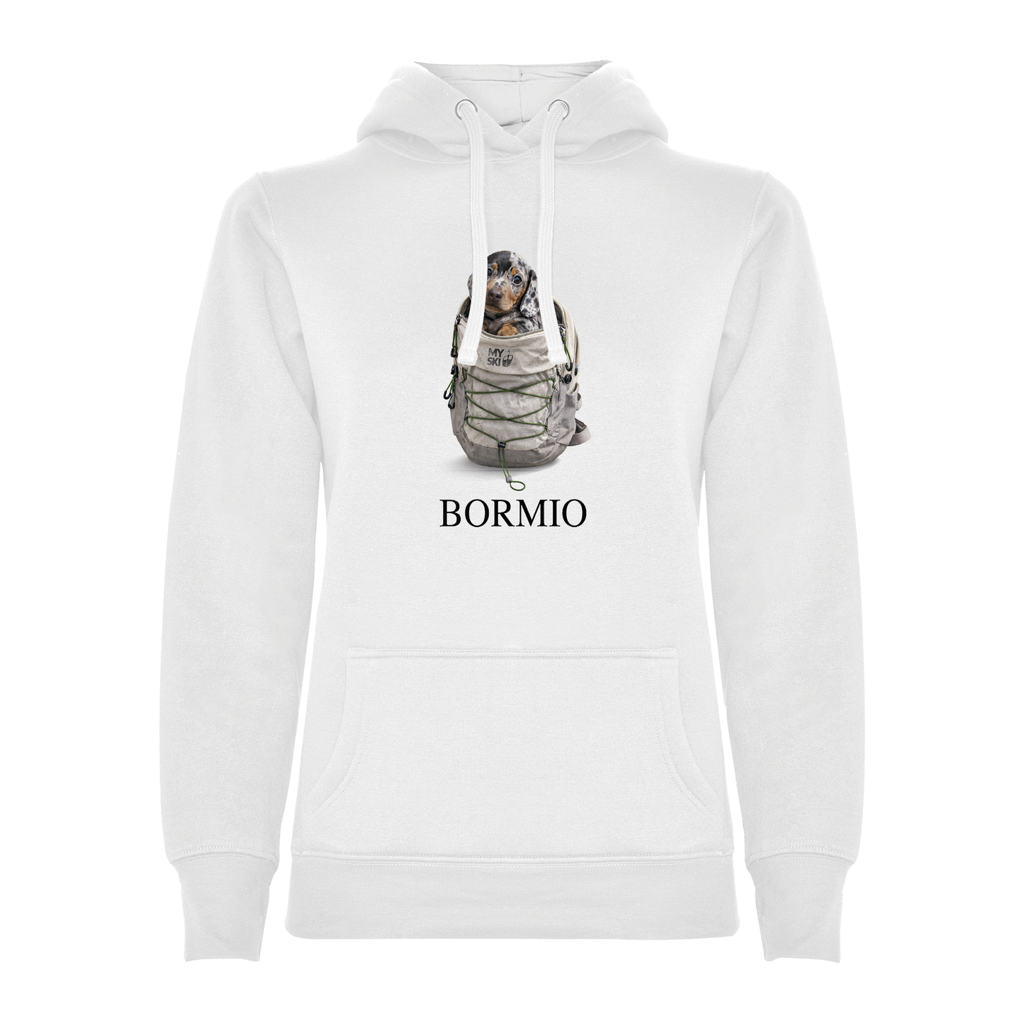 Felpa donna DOG-101-W-FE BIANCO
