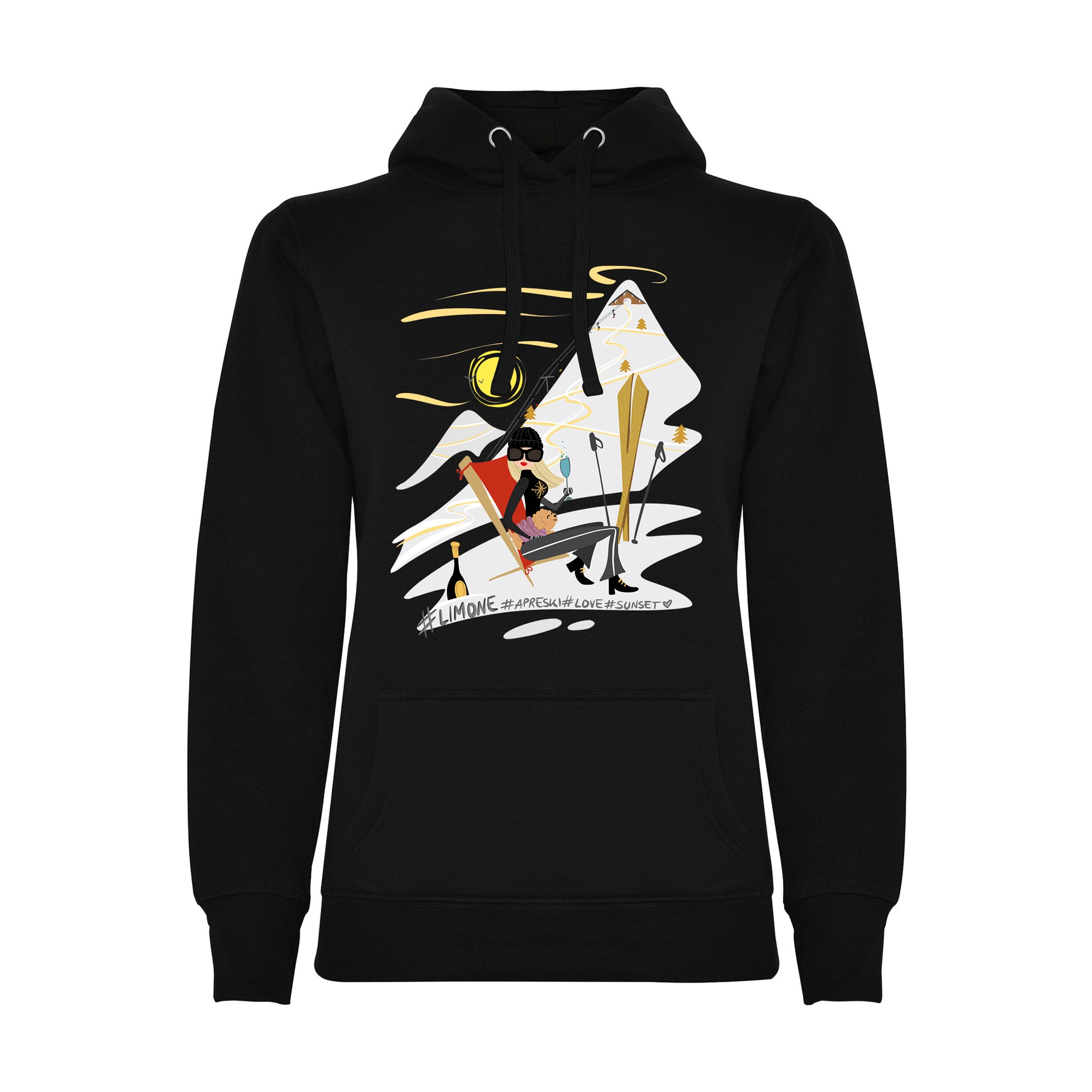 FELPA DONNA GGIRL-003-W-FE NERO