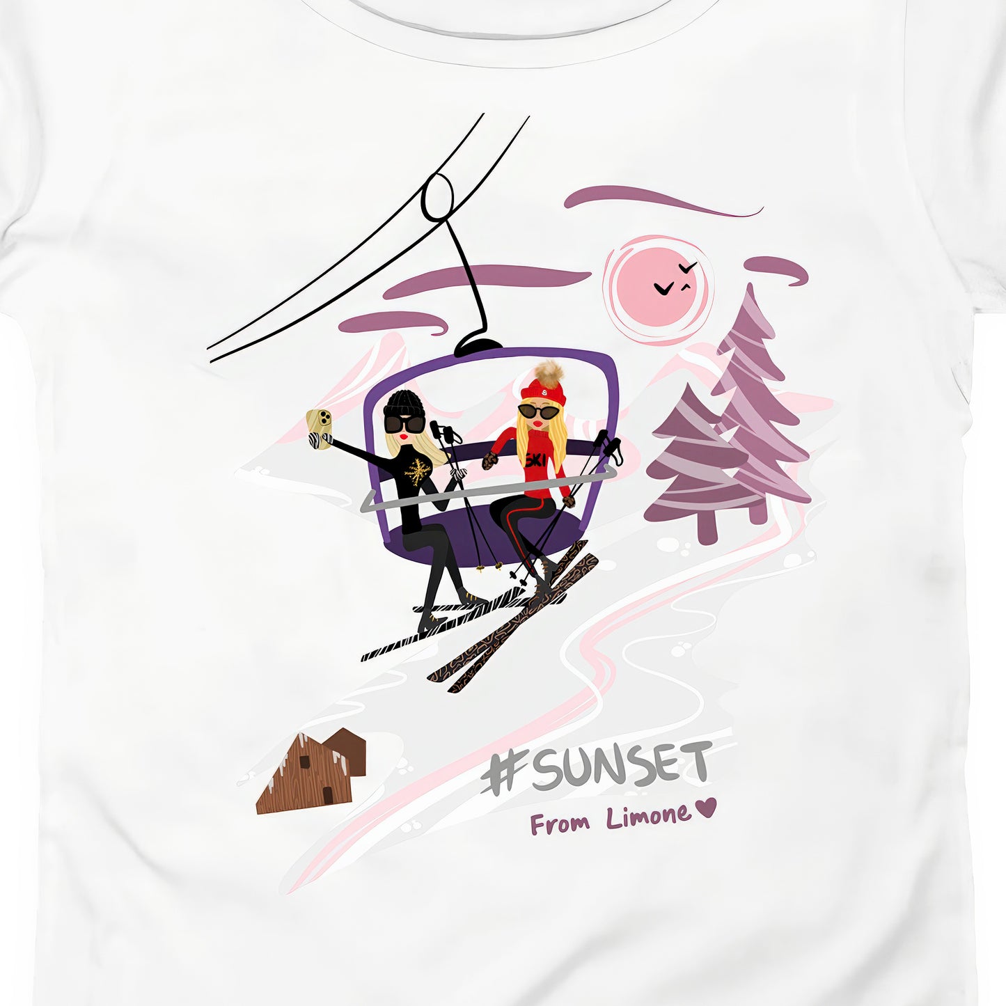 T-SHIRT DONNA GGIRL-005-W BIANCO