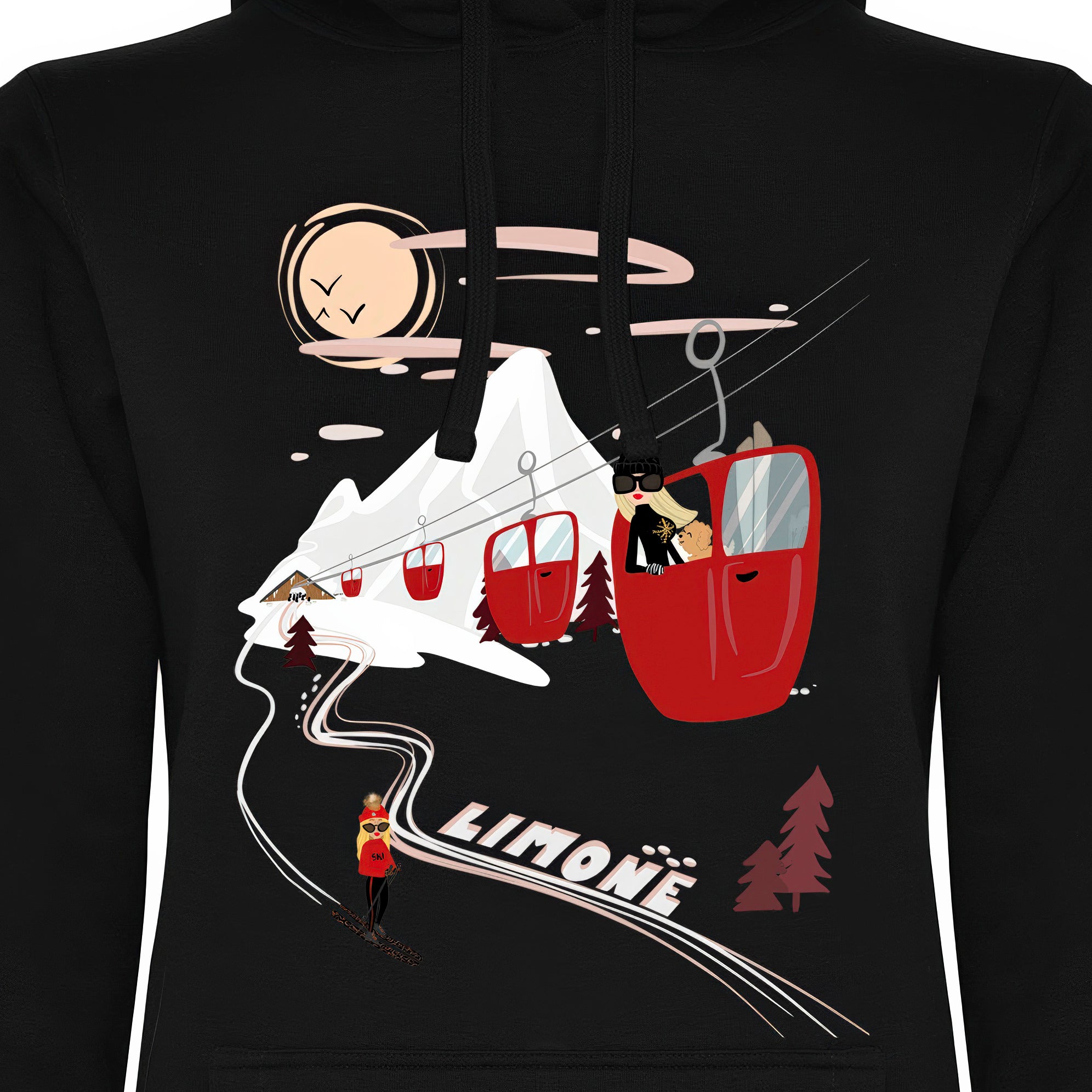 FELPA DONNA GGIRL-006-W-FE NERO