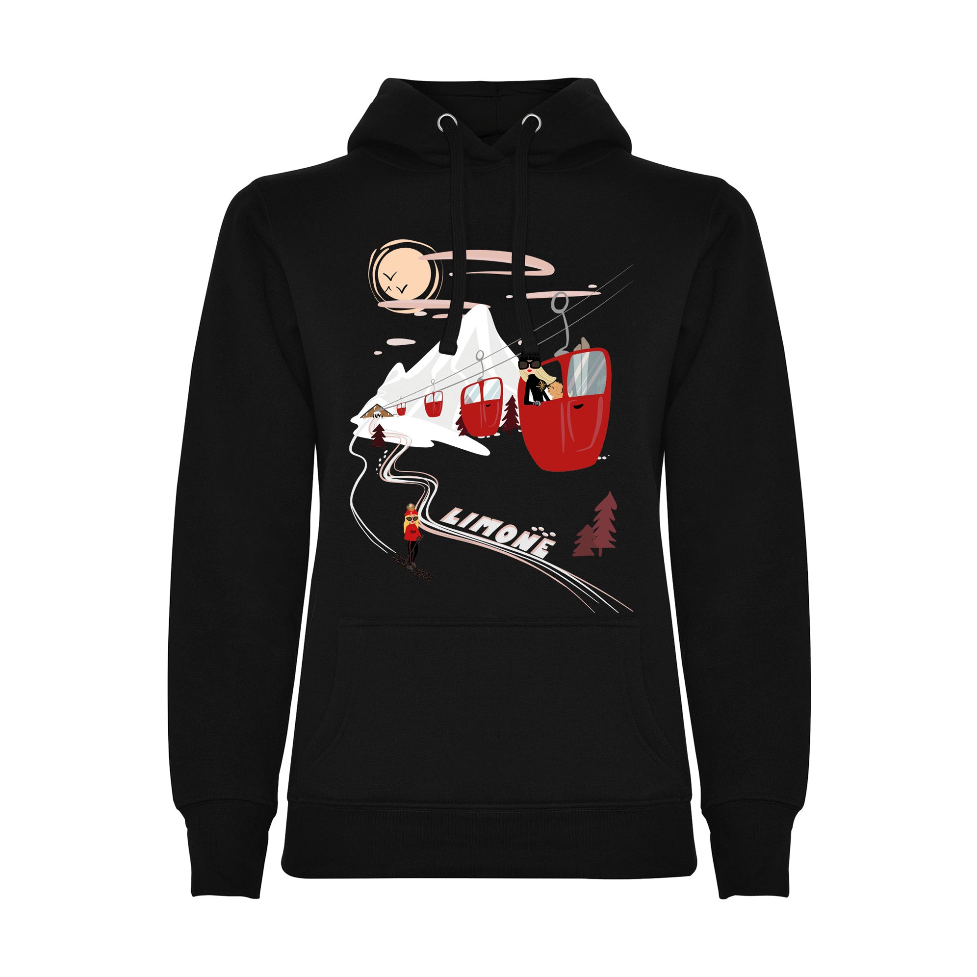 FELPA DONNA GGIRL-006-W-FE NERO