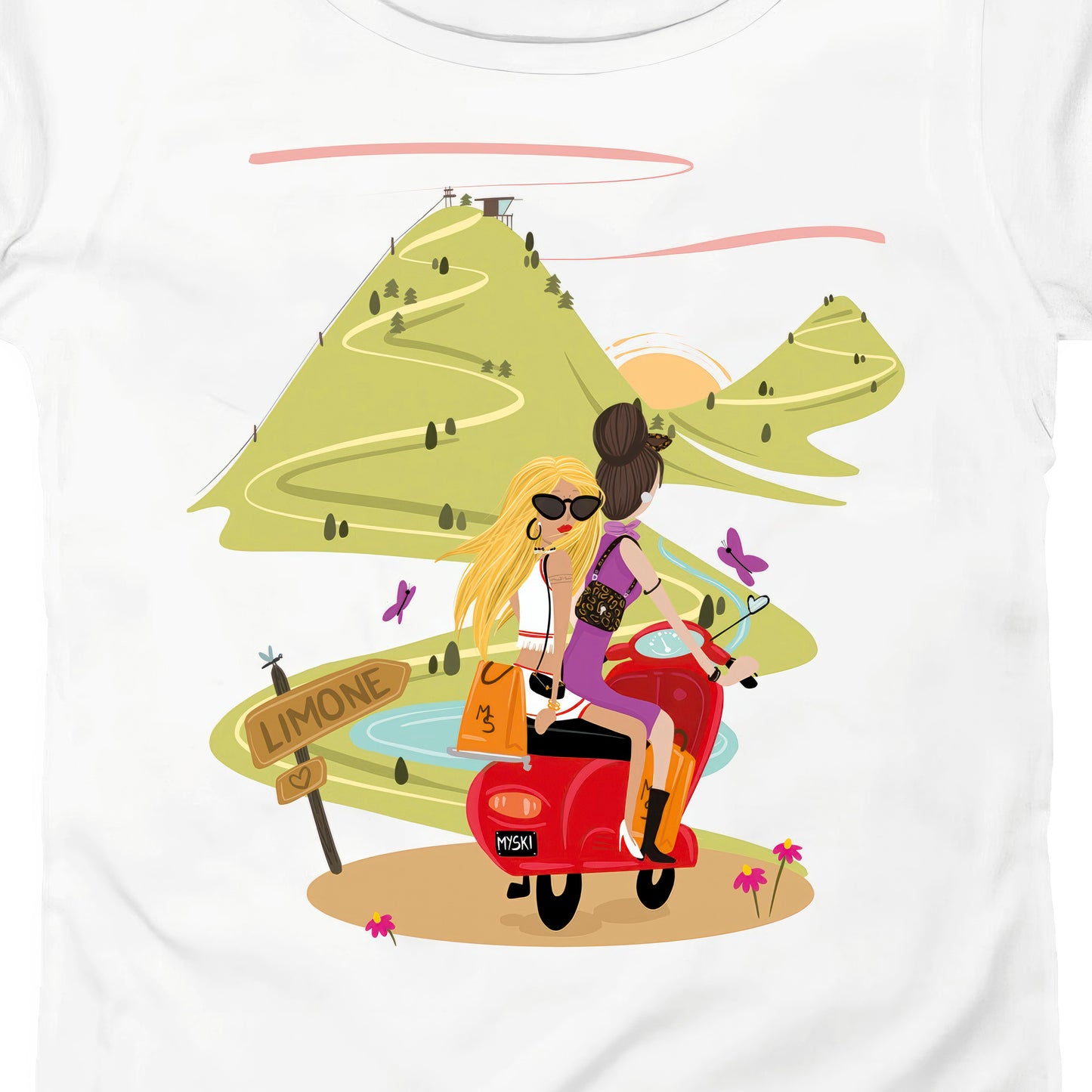 T-SHIRT DONNA GGIRL-012-W BIANCO