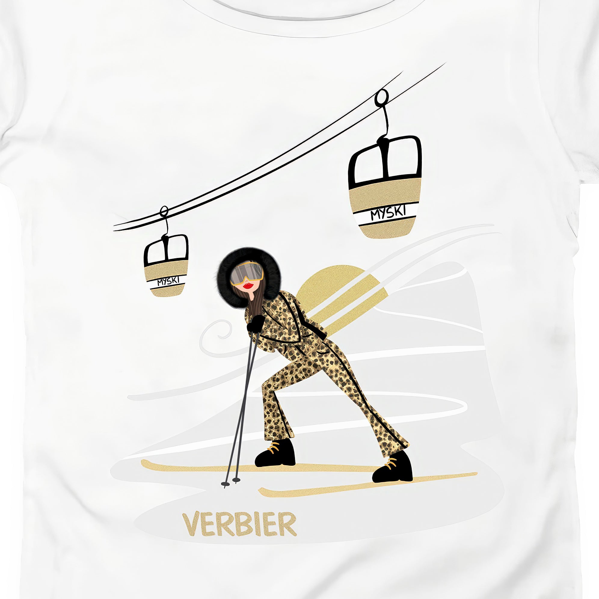 T-SHIRT DONNA GGIRL-021-W BIANCO