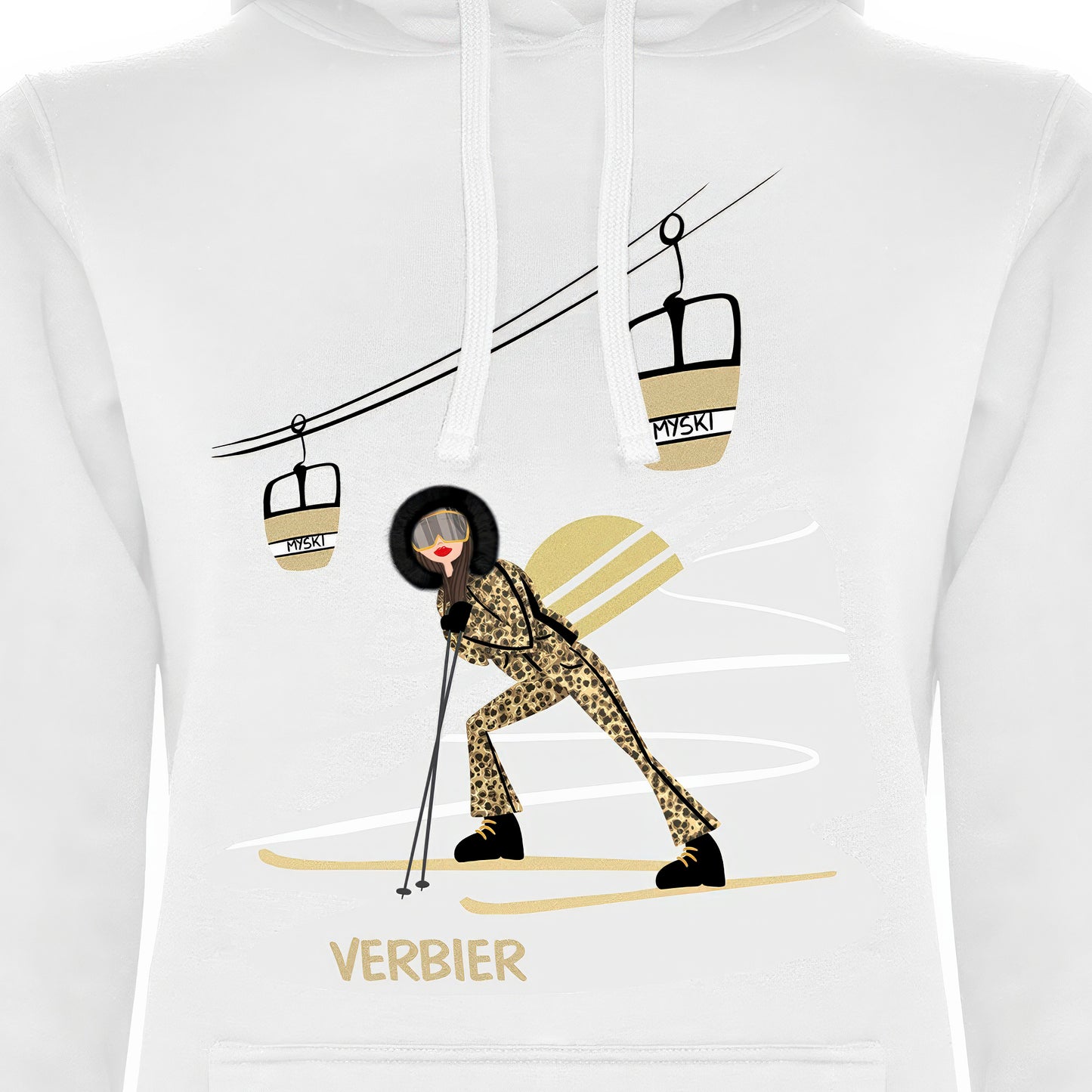 FELPA DONNA GGIRL-021-W-FE BIANCO