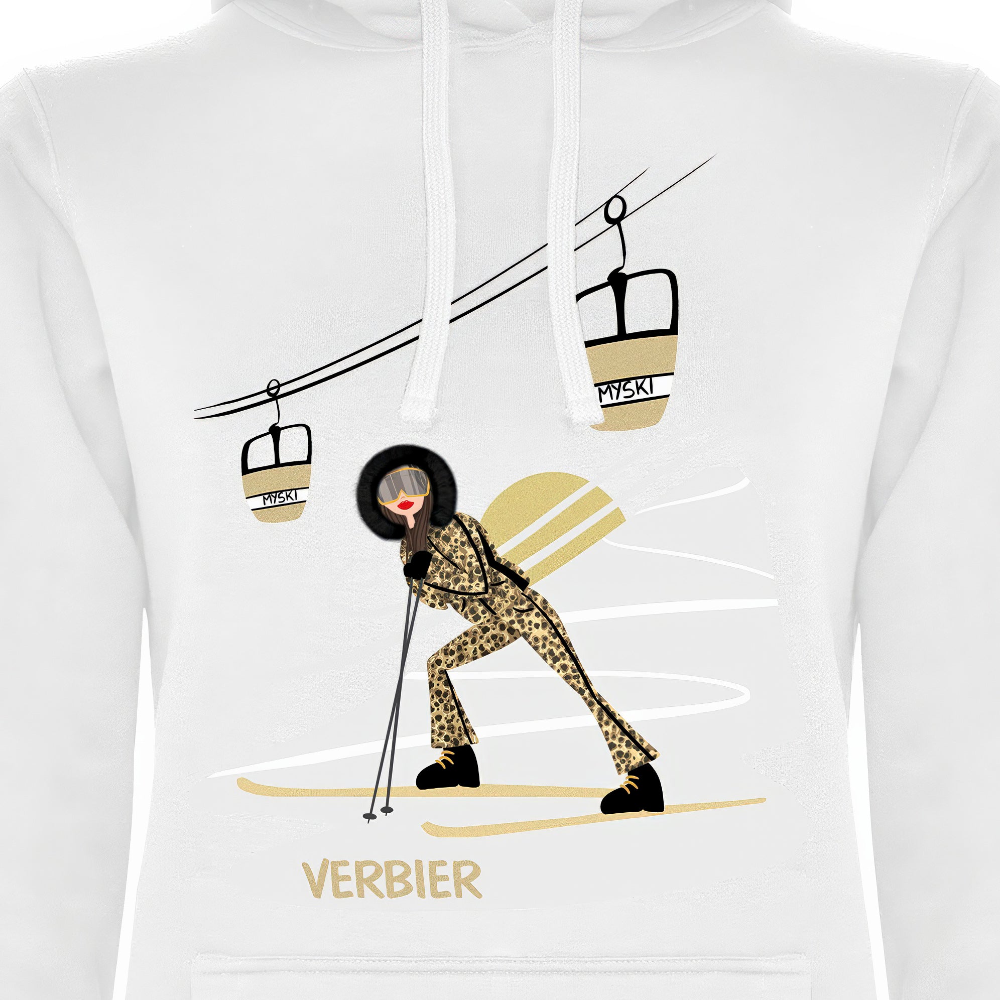 FELPA DONNA GGIRL-021-W-FE BIANCO