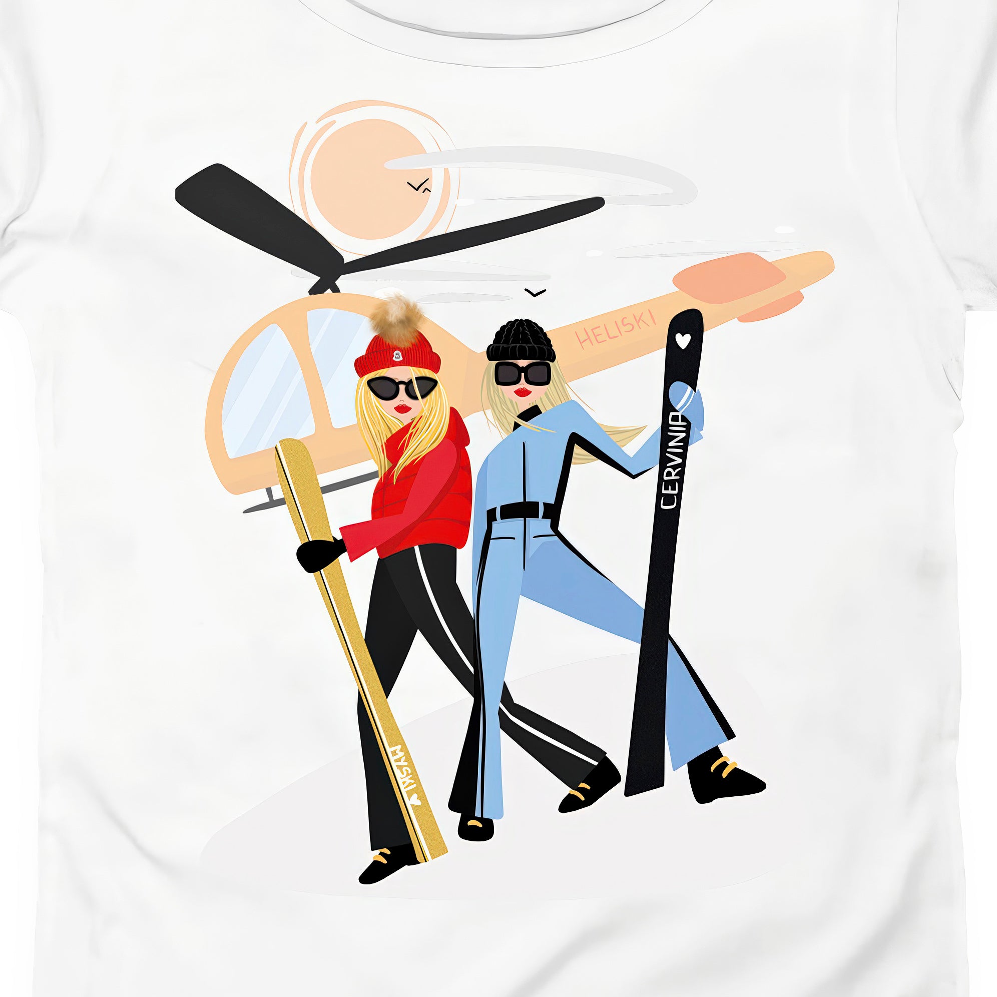 T-SHIRT DONNA GGIRL-022-W BIANCO