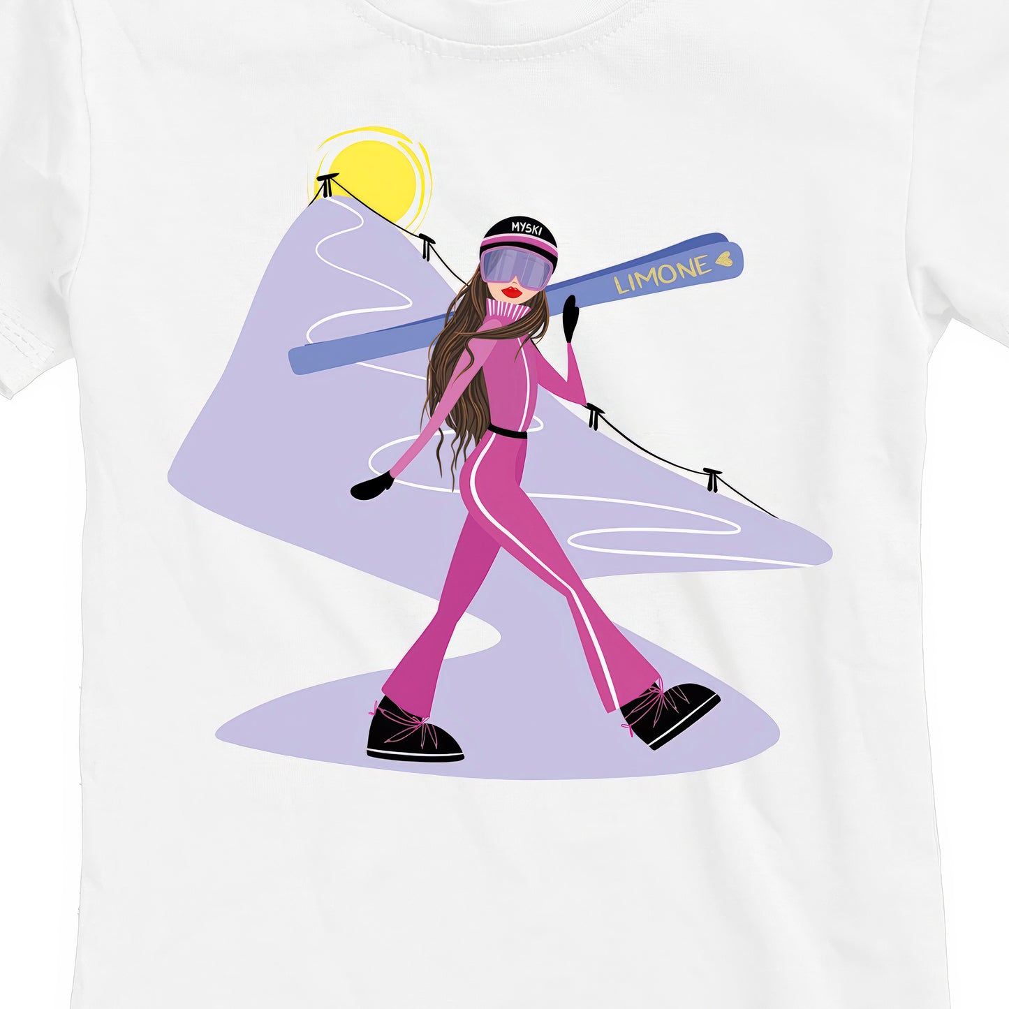 T-SHIRT JUNIOR GGIRL-023-JF BIANCO
