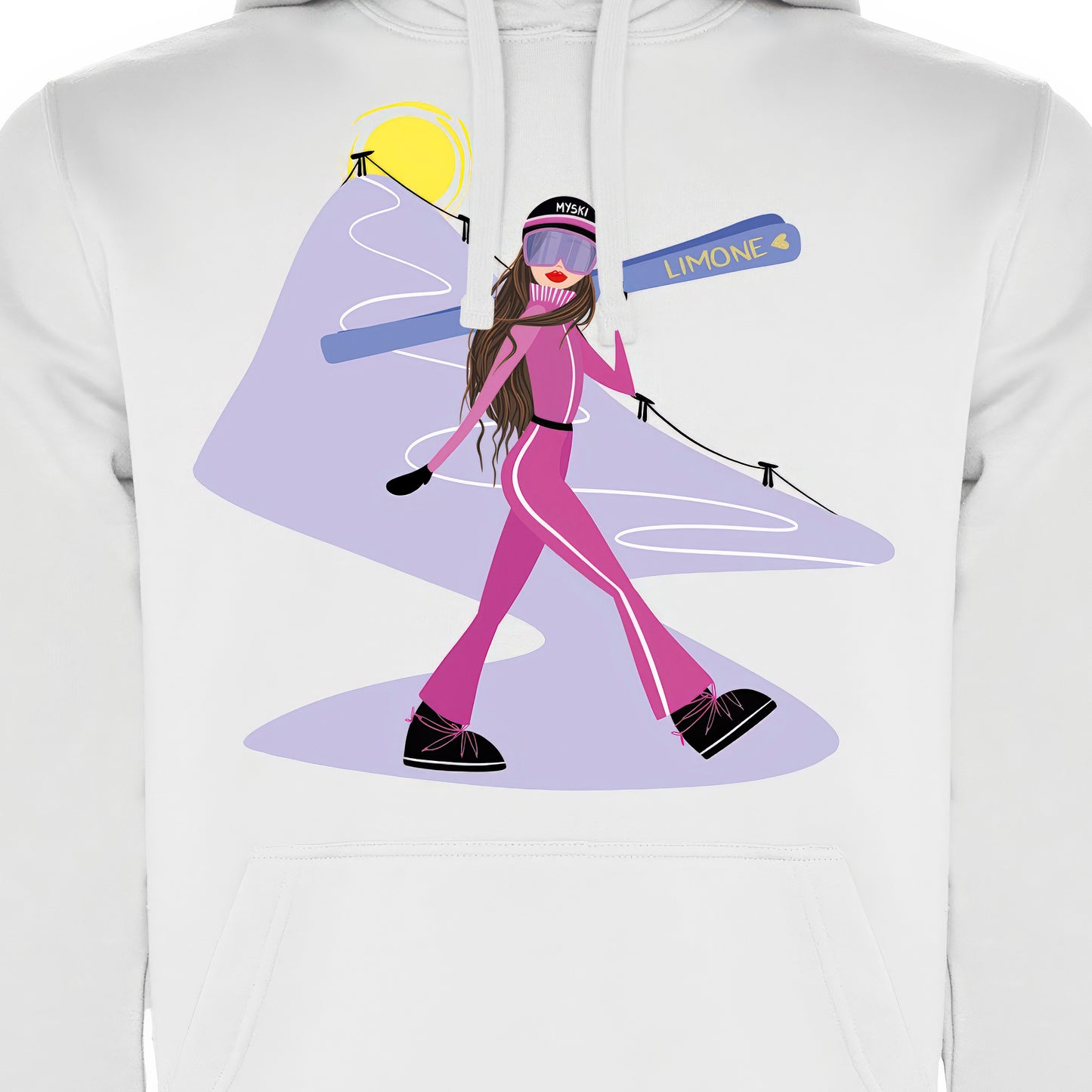 FELPA JUNIOR GGIRL-023-JF-FE BIANCO