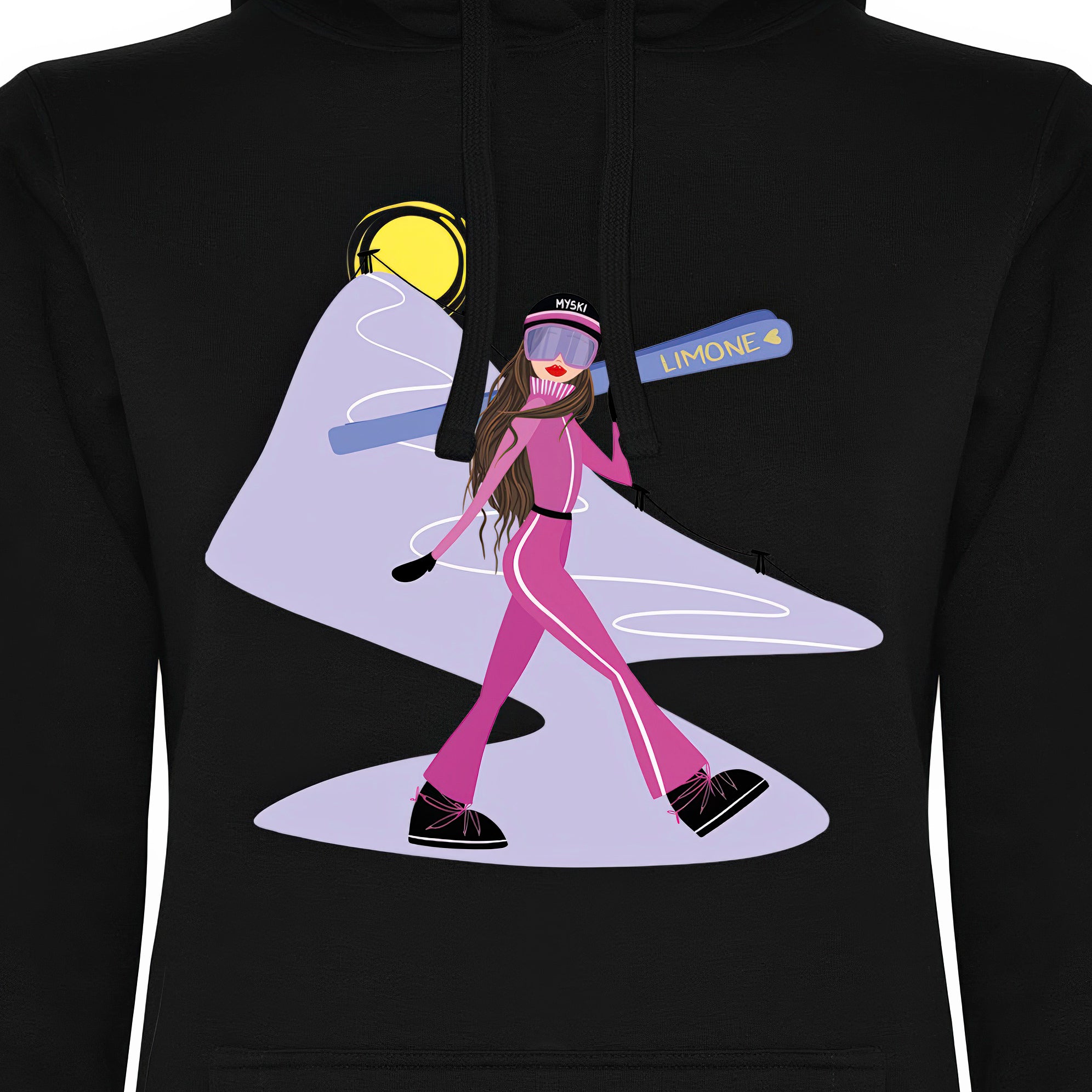 FELPA DONNA GGIRL-023-W-FE NERO